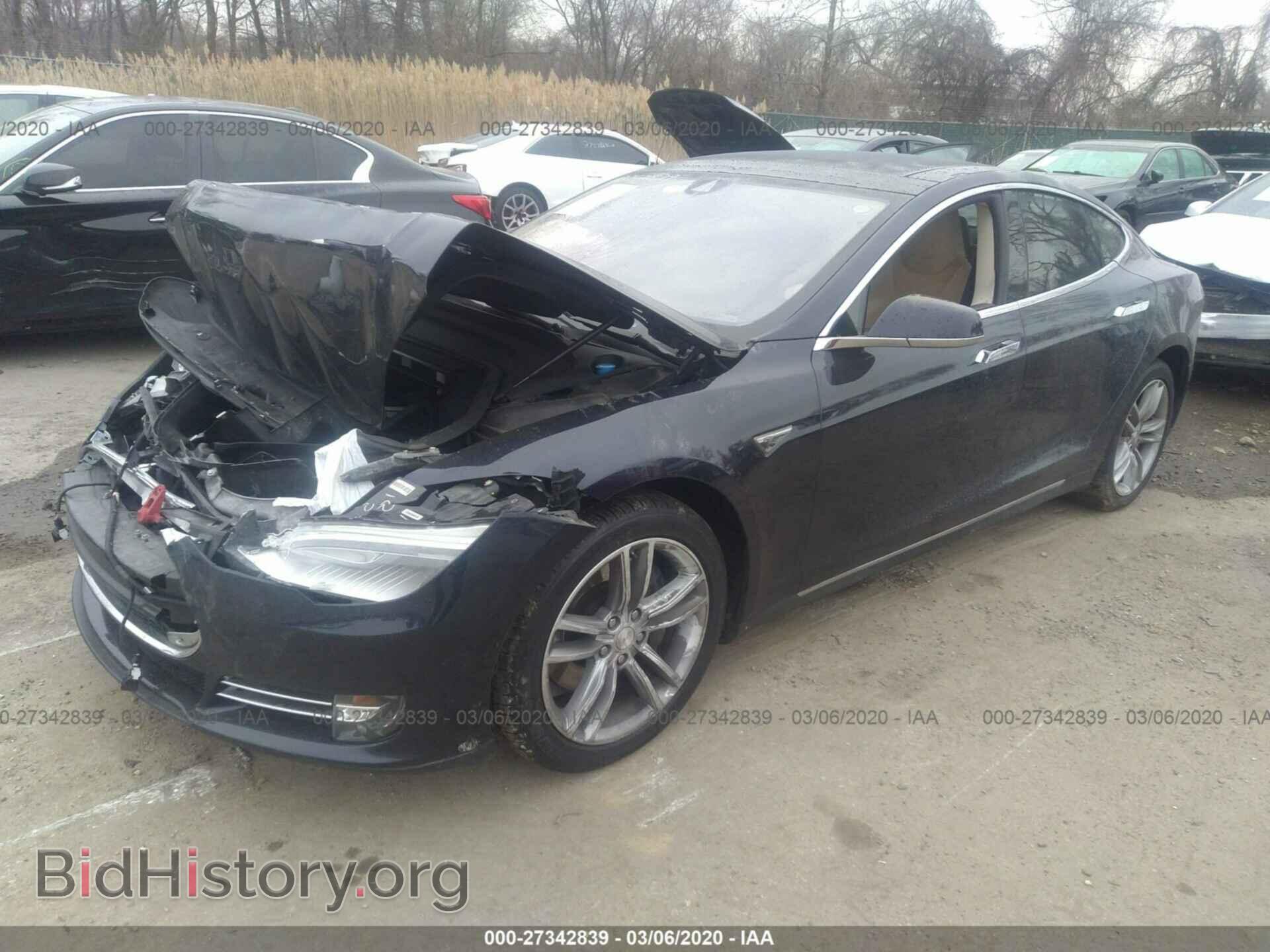 2014 TESLA MODEL S - VIN: 5YJSA1H10EFP65694 - Photo 2