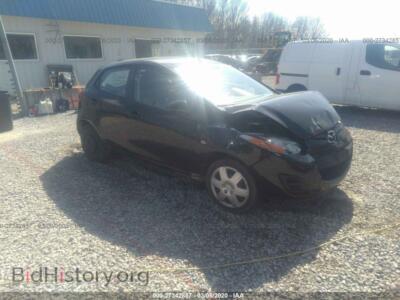 2012 Mazda MAZDA2, black — VIN JM1DE1KY0C0141280, IAAI