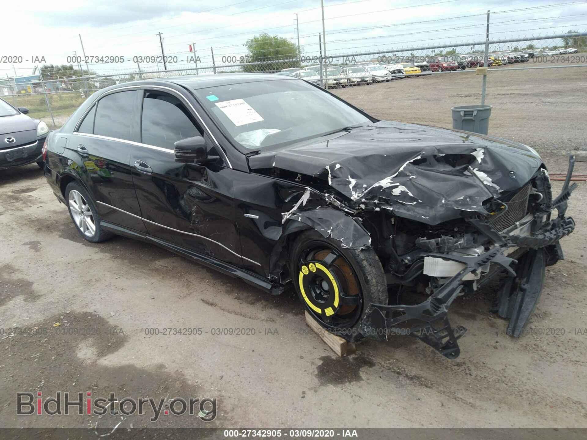 Photo WDDHF9BB9CA524501 - MERCEDES-BENZ E 2012