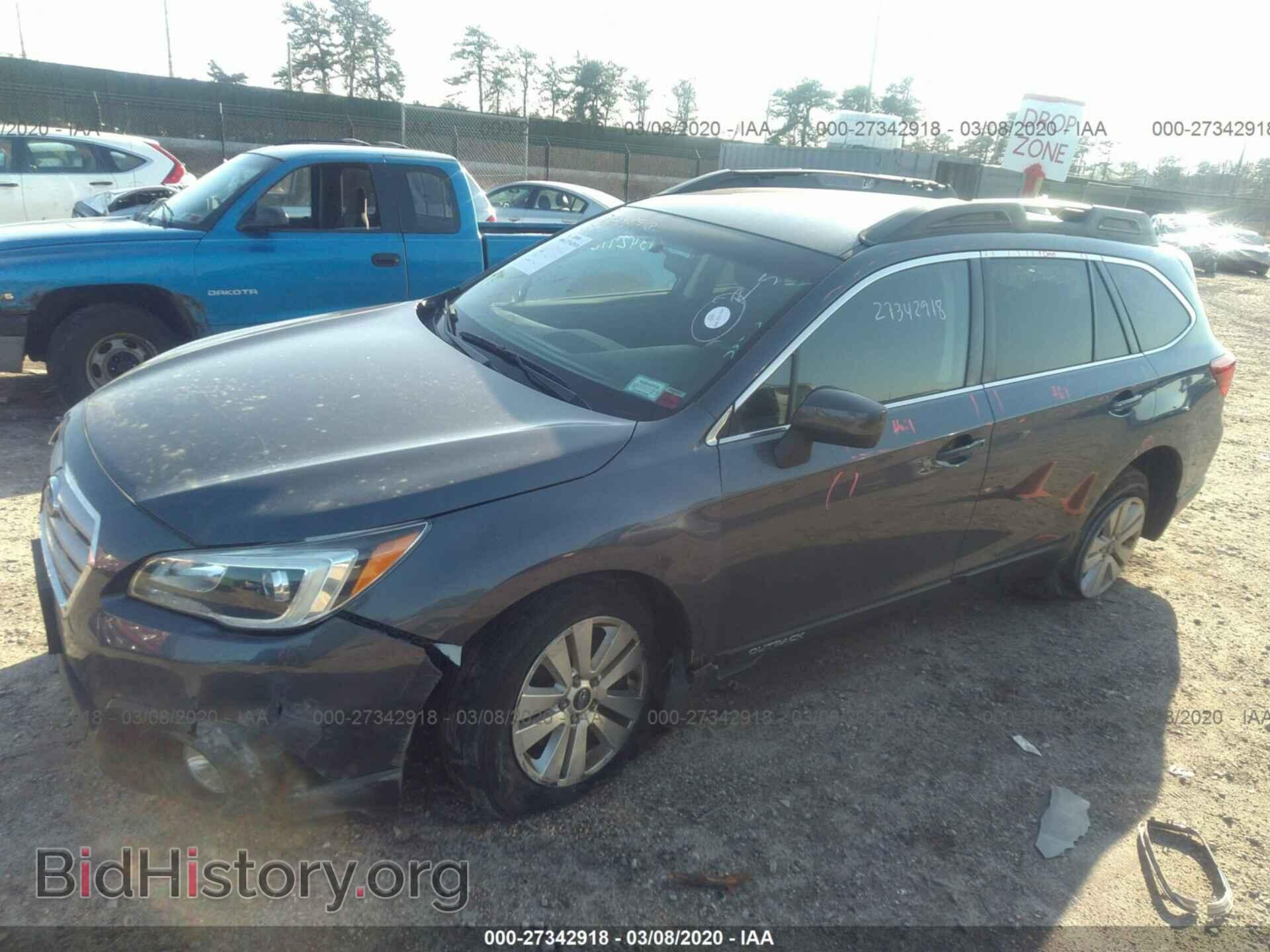 2016 SUBARU OUTBACK - VIN: 4S4BSACC5G3350307 - Фото 2