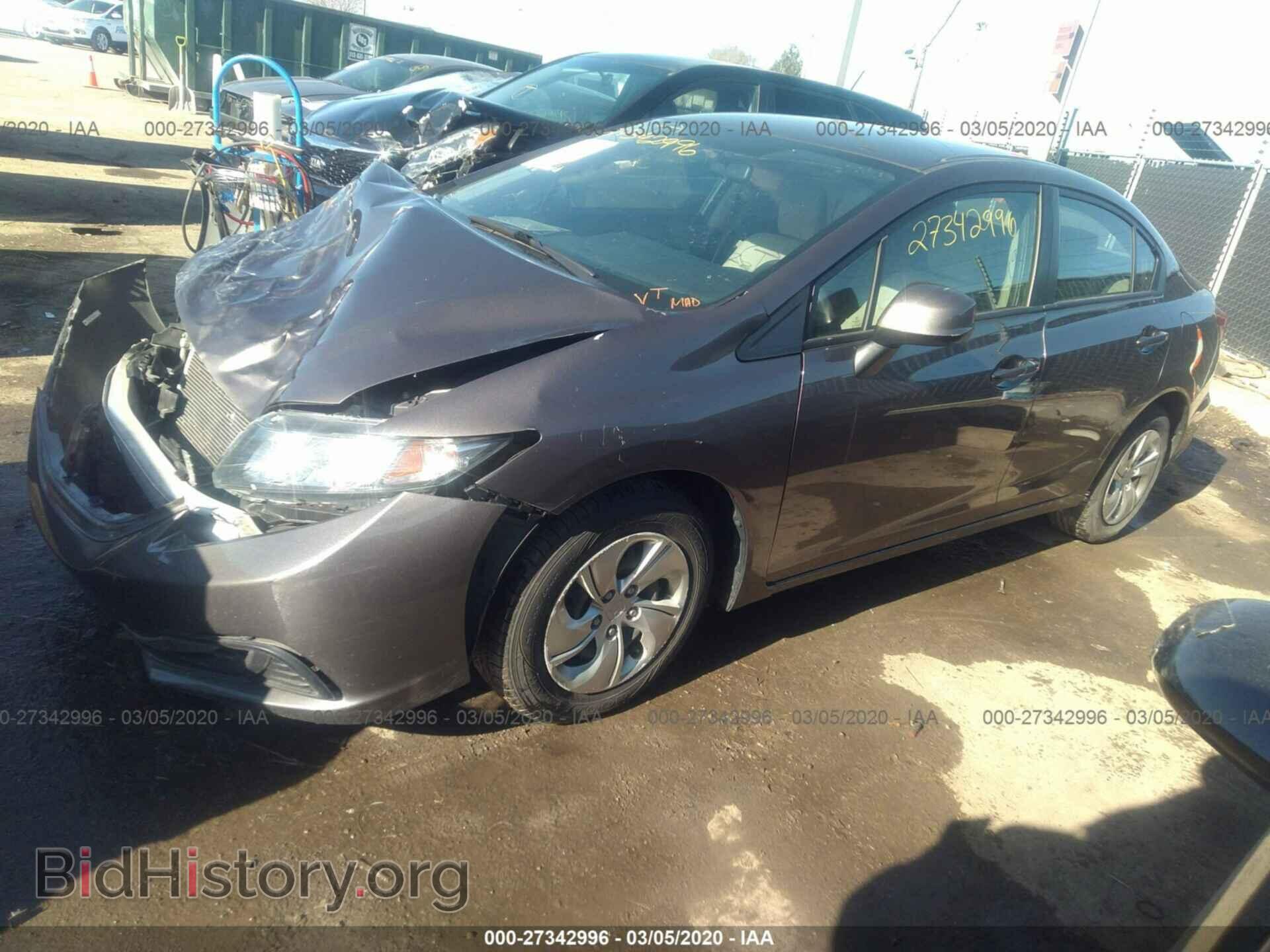 2013 HONDA CIVIC - VIN: 19XFB2F59DE006217 - Фото 2