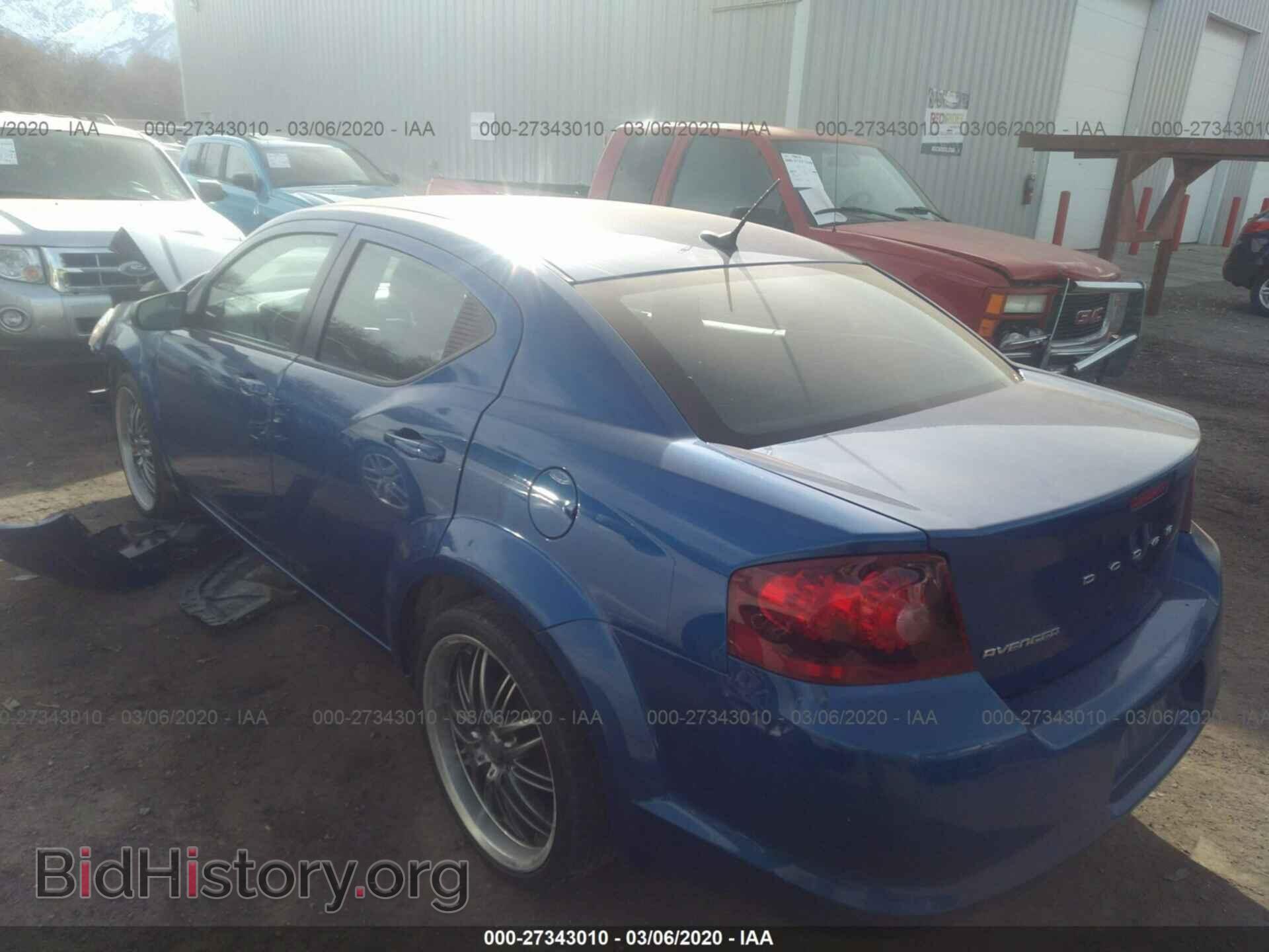 2013 DODGE AVENGER - VIN: 1C3CDZAG3DN750829 - Фото 3