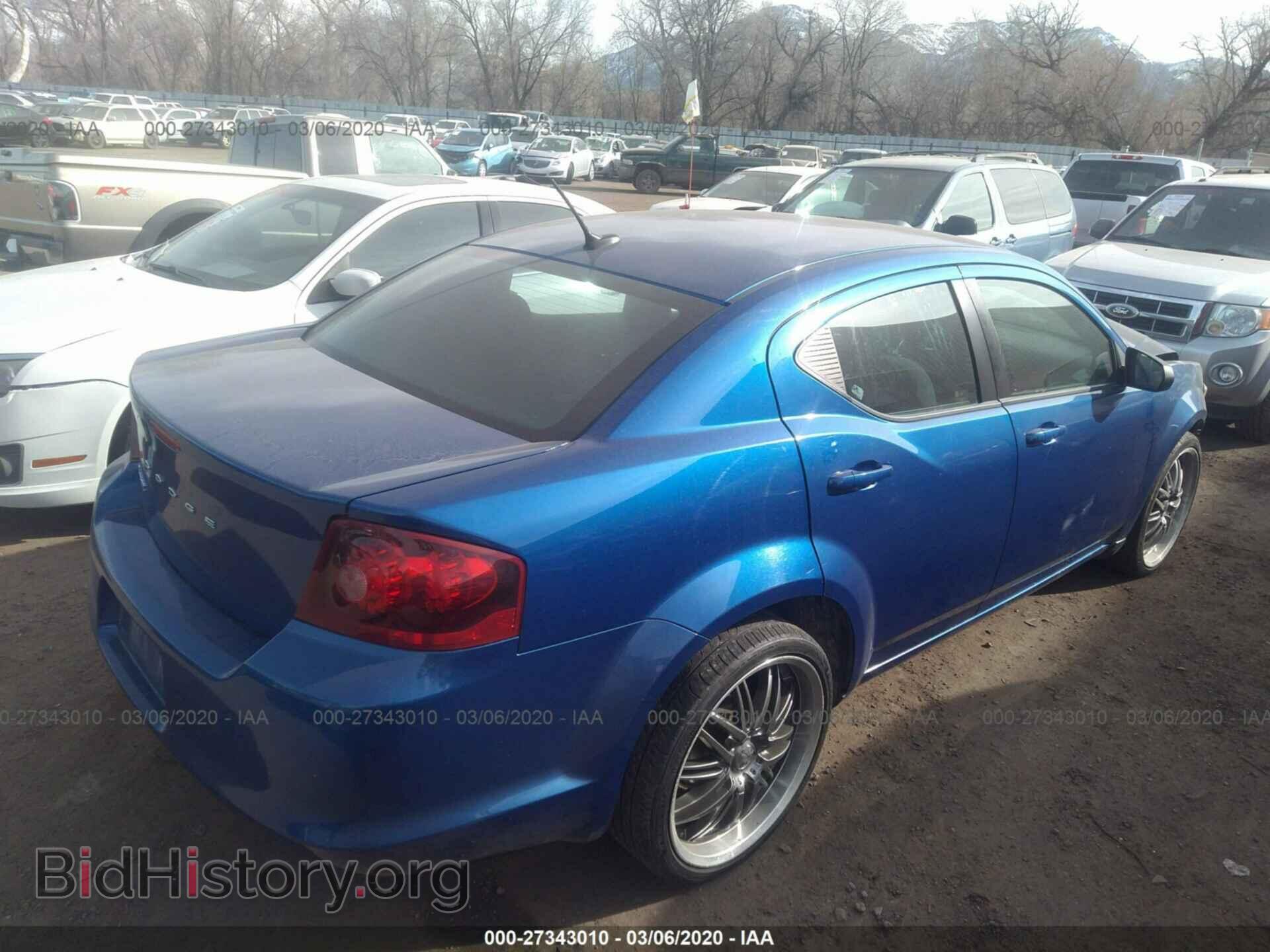 2013 DODGE AVENGER - VIN: 1C3CDZAG3DN750829 - Фото 4