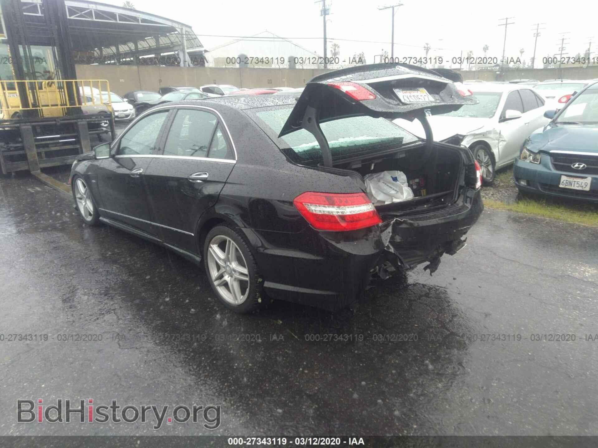 2012 MERCEDES-BENZ E - VIN: WDDHF9BB9CA601917 - Фото 3