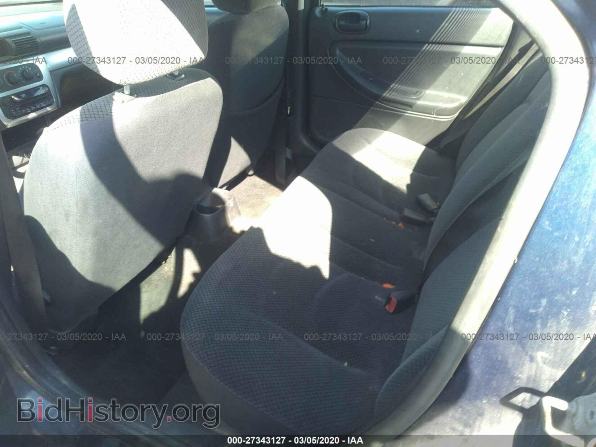 2005 CHRYSLER SEBRING - VIN: 1C3EL56R35N634482 - Фото 8