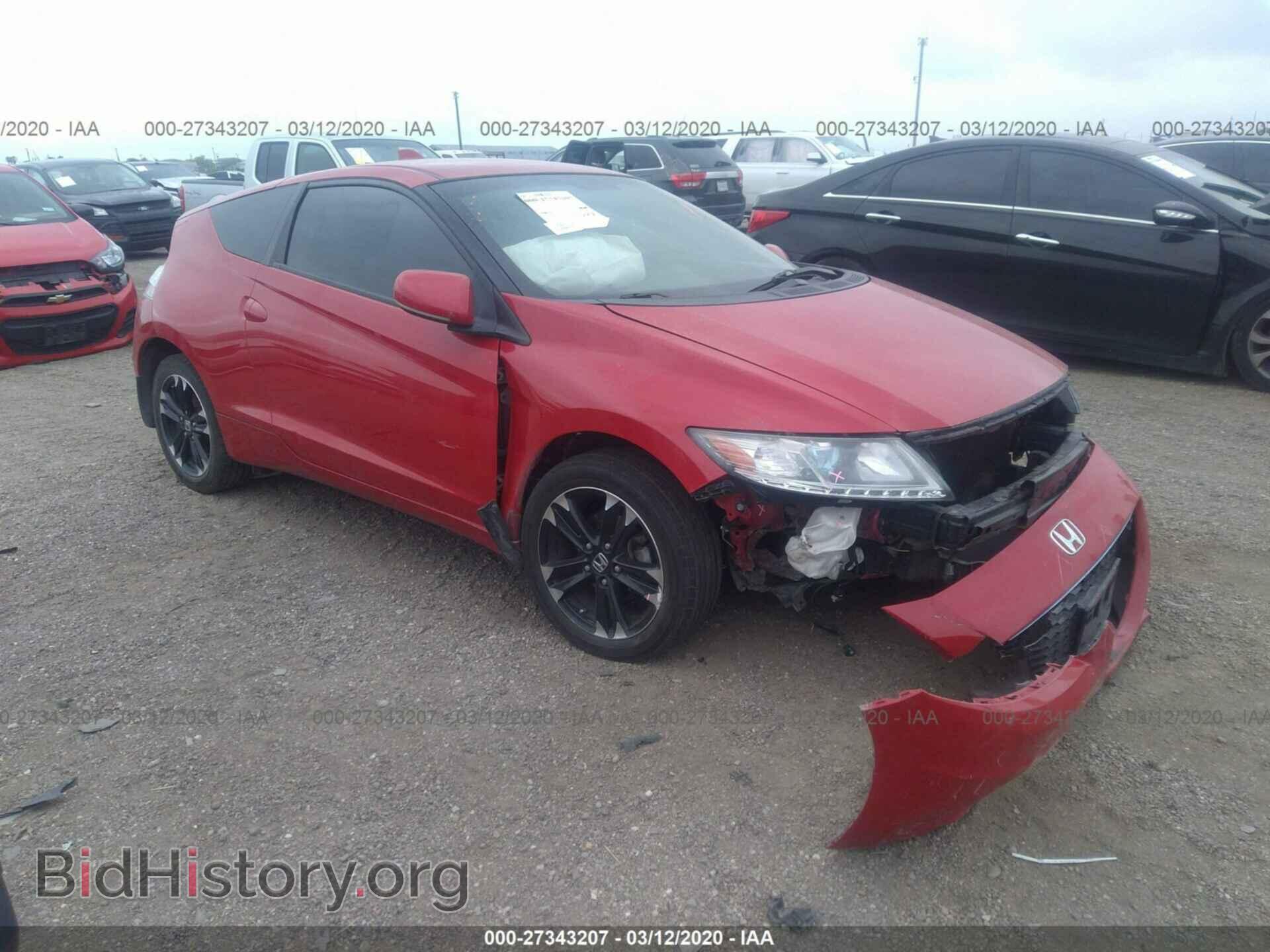 Photo JHMZF1D60ES001069 - HONDA CR-Z 2014