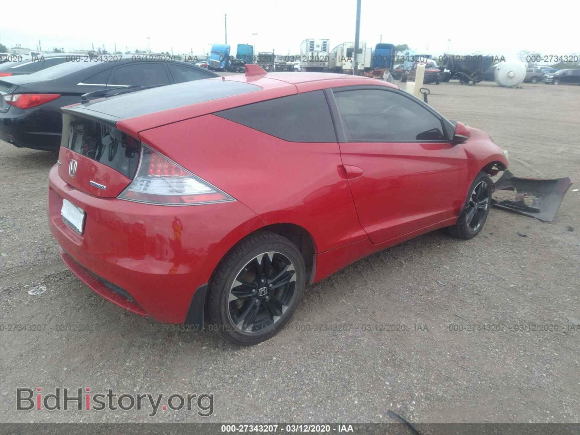 2014 HONDA CR-Z - VIN: JHMZF1D60ES001069 - Фото 4