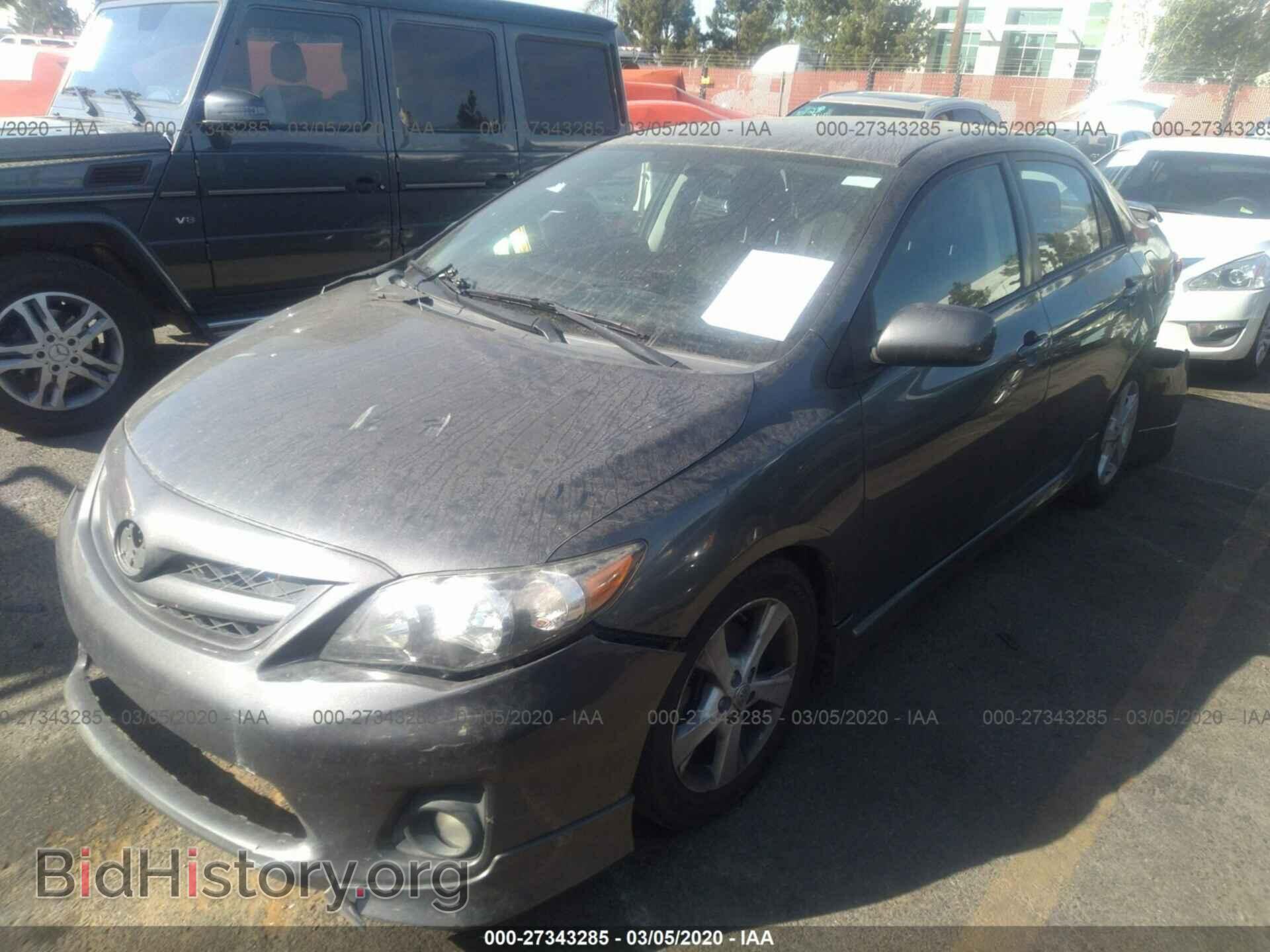 2011 TOYOTA COROLLA - VIN: 2T1BU4EEXBC727504 - Фото 2