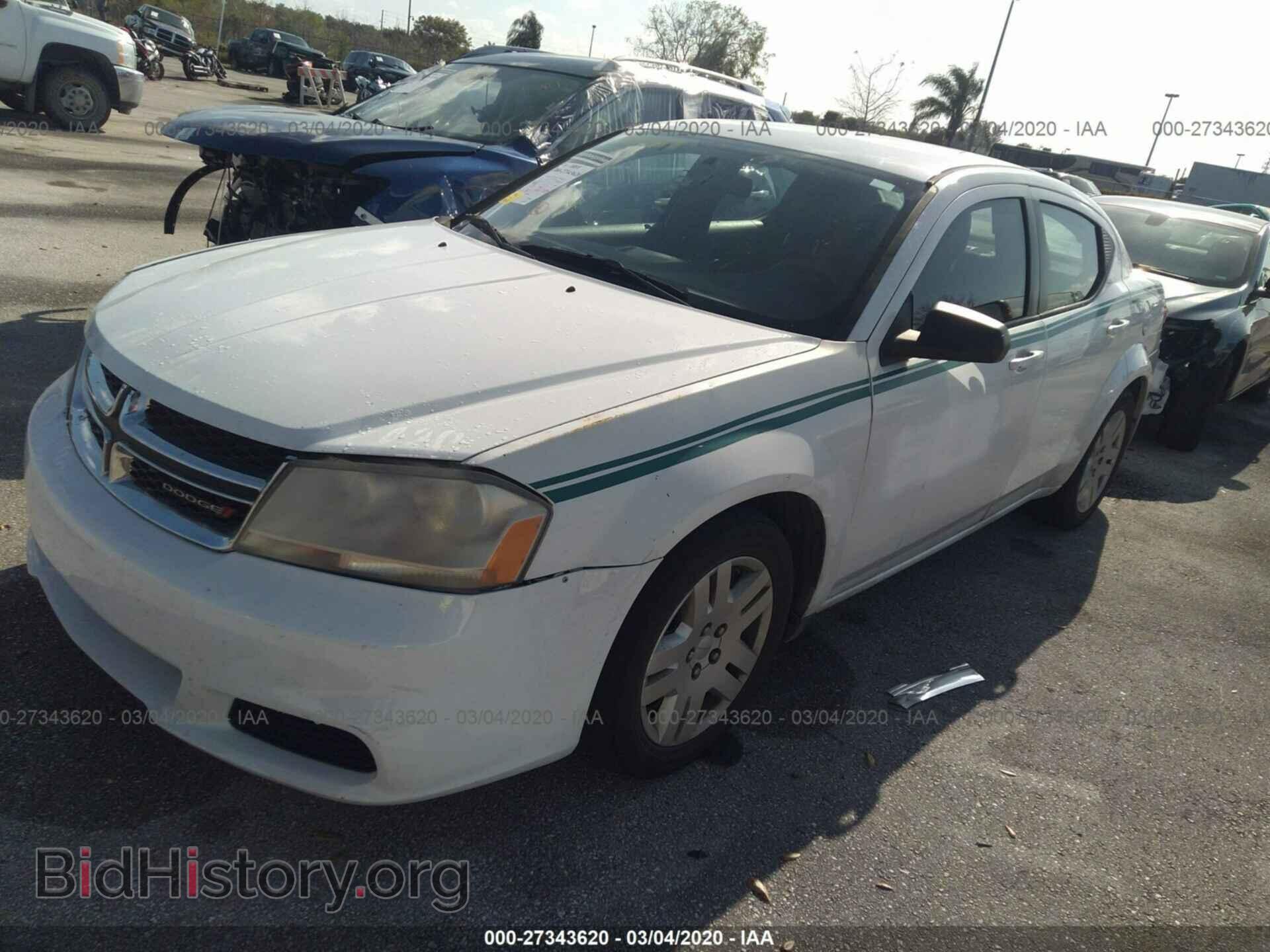 2013 DODGE AVENGER - VIN: 1C3CDZAB7DN633954 - Фото 2