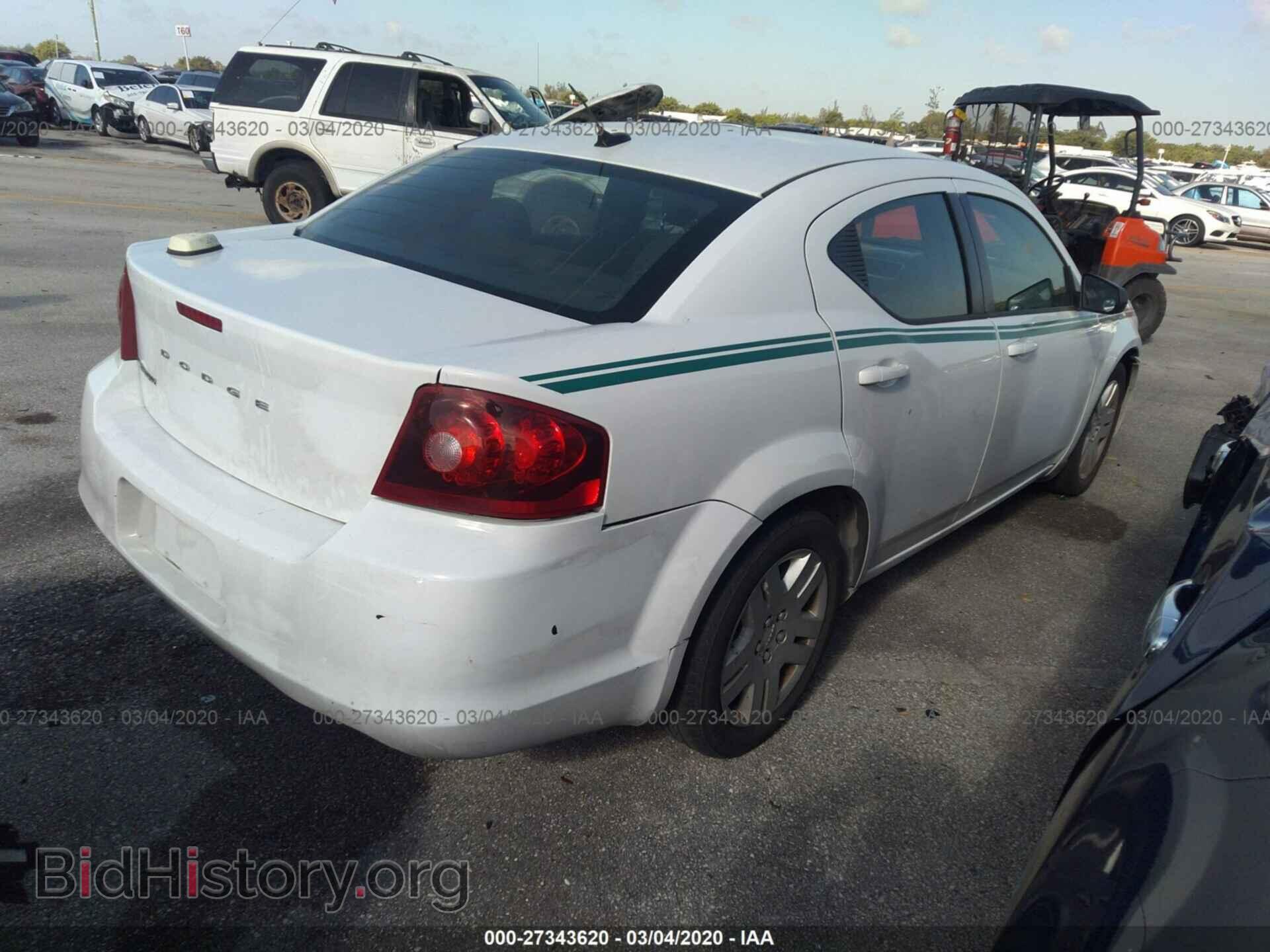 2013 DODGE AVENGER - VIN: 1C3CDZAB7DN633954 - Фото 4