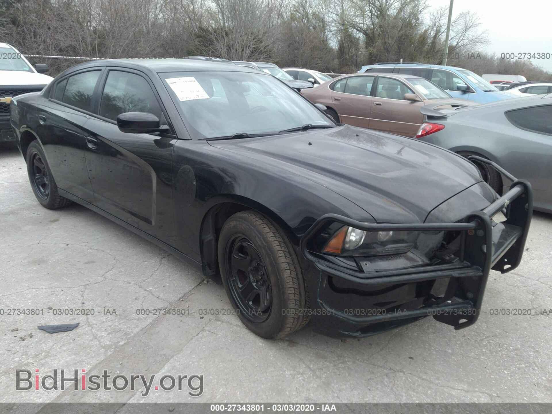 Фотография 2C3CDXAT6CH163615 - DODGE CHARGER 2012