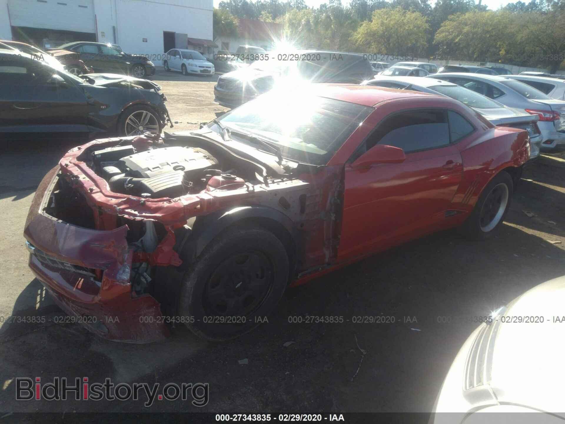 2012 CHEVROLET CAMARO - VIN: 2G1FA1E34C9188735 - Фото 2
