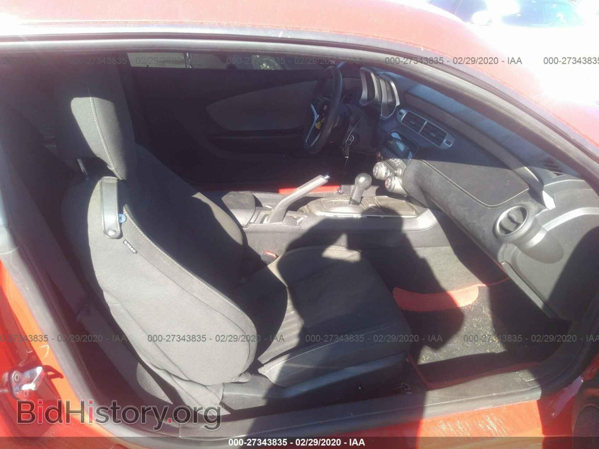 2012 CHEVROLET CAMARO - VIN: 2G1FA1E34C9188735 - Фото 5