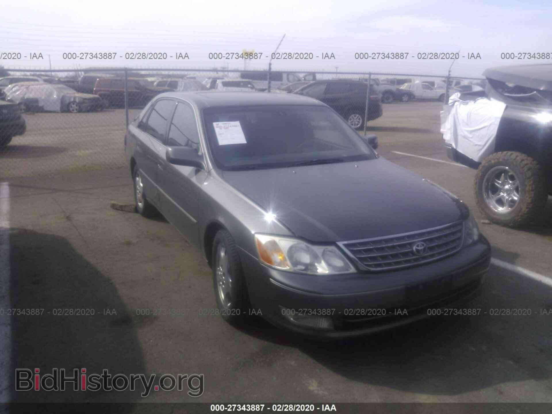 Photo 4T1BF28B83U328686 - TOYOTA AVALON 2003