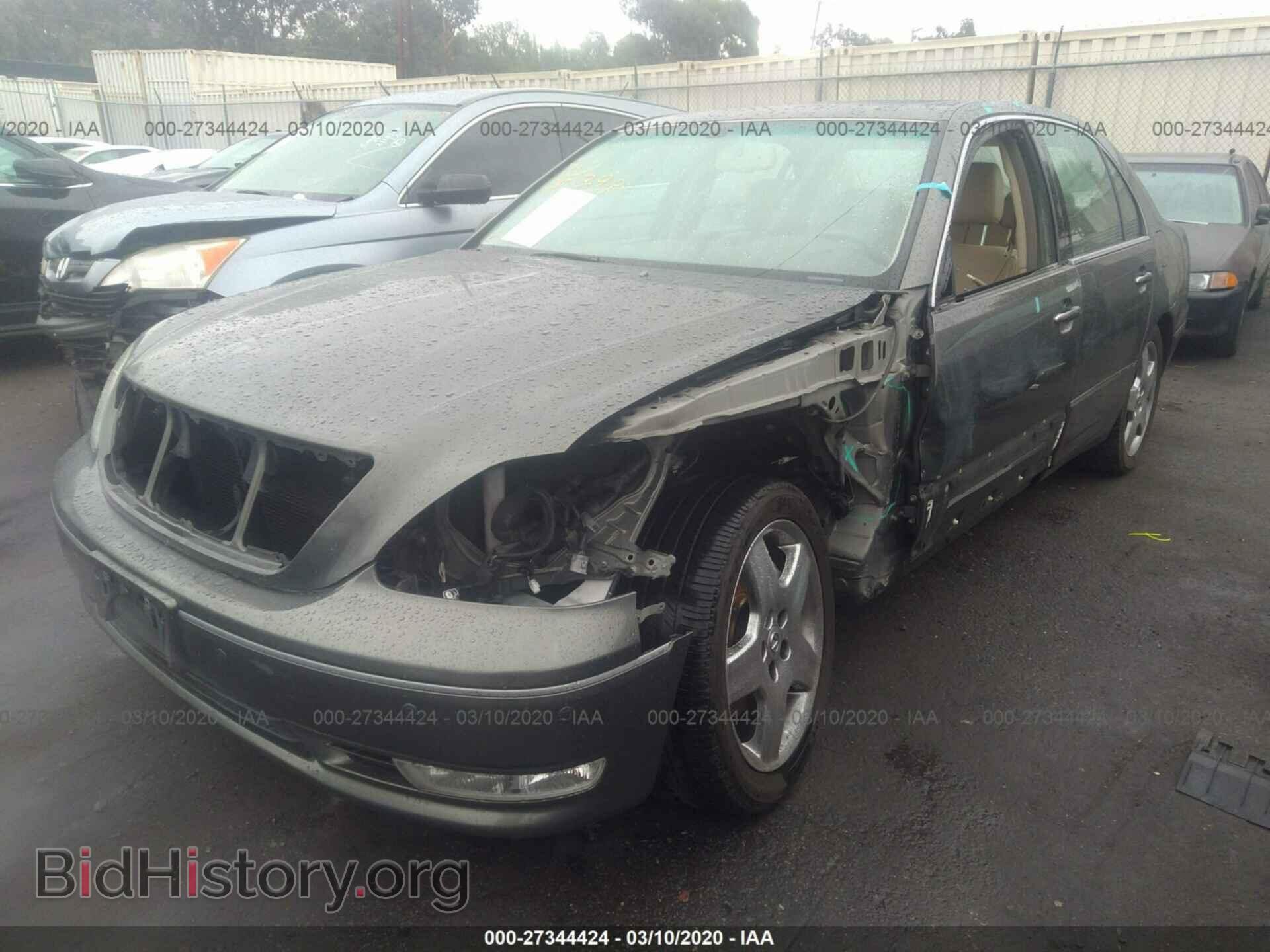 2005 LEXUS LS - VIN: JTHBN36F355004656 - Фото 2