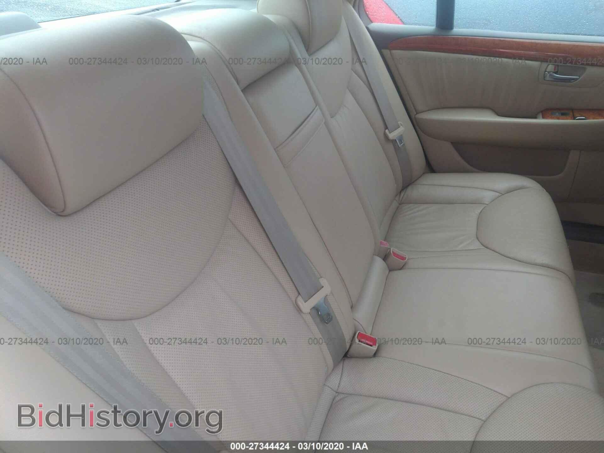 2005 LEXUS LS - VIN: JTHBN36F355004656 - Фото 8