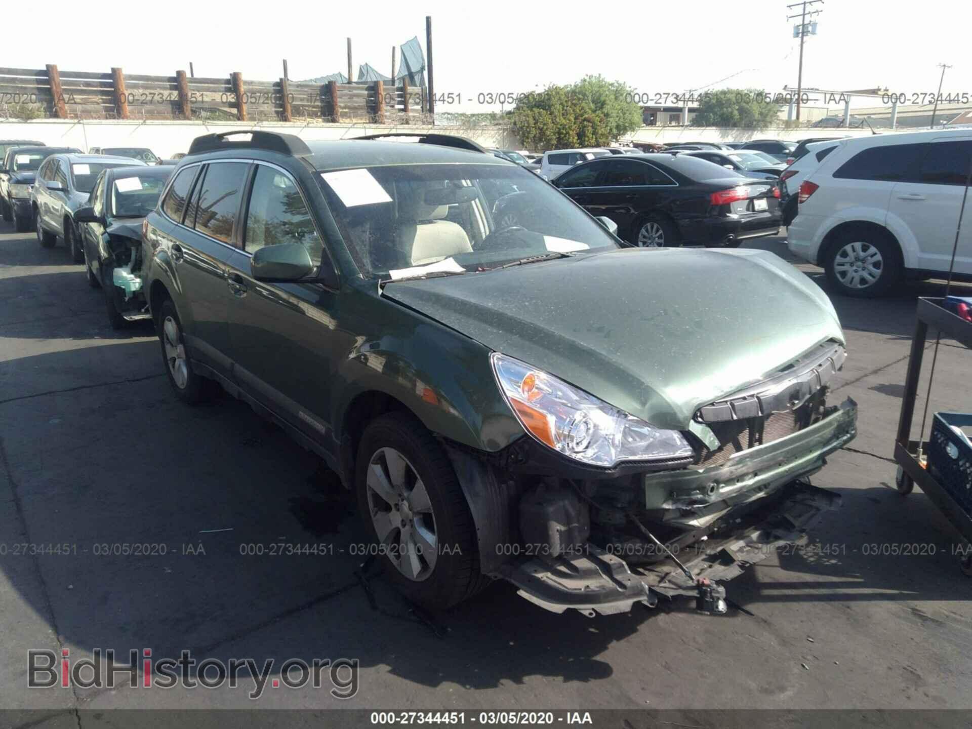 Фотография 4S4BRBCC2B3366300 - SUBARU OUTBACK 2011
