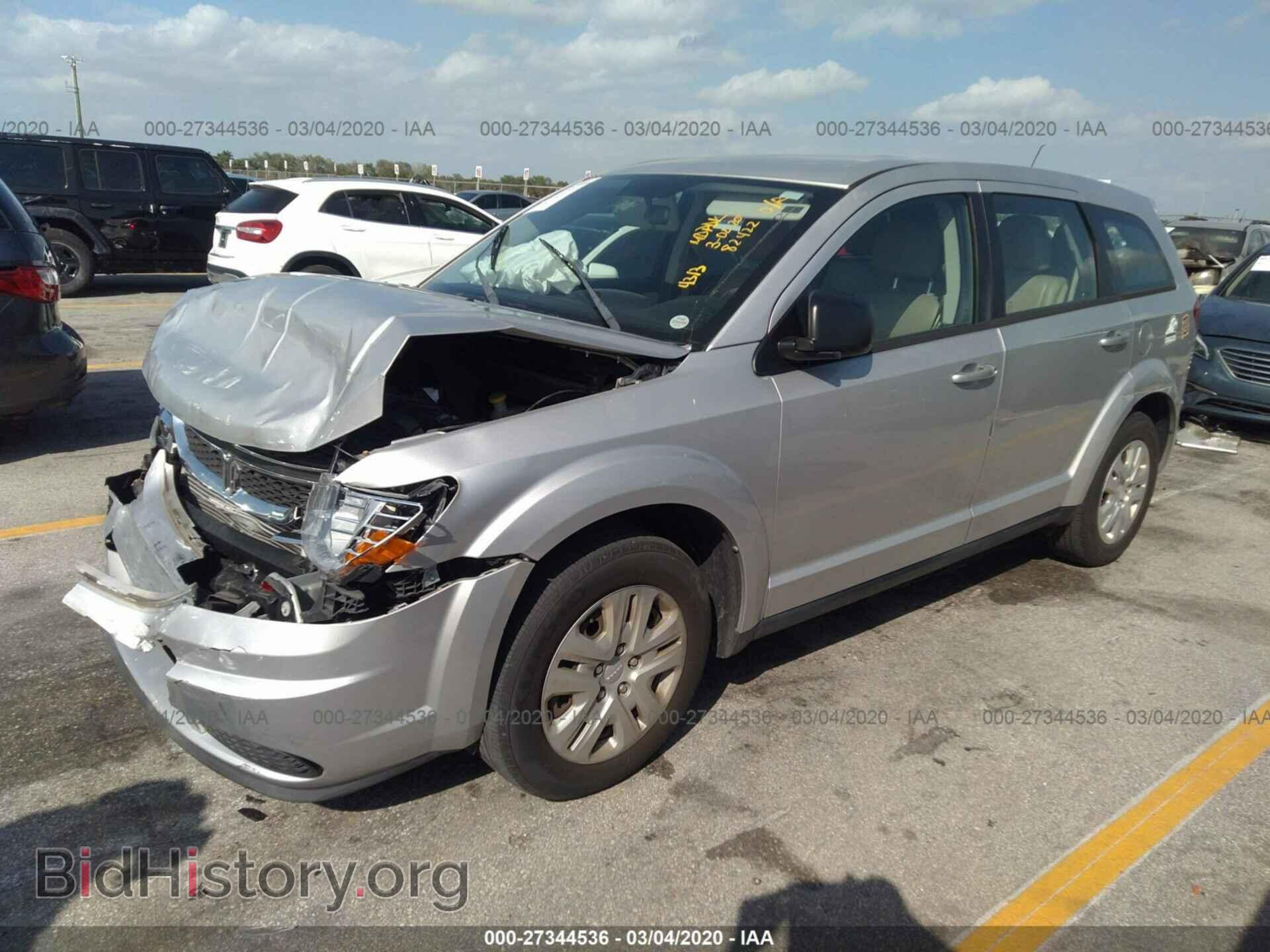 2014 DODGE JOURNEY - VIN: 3C4PDCAB0ET134313 - Фото 2