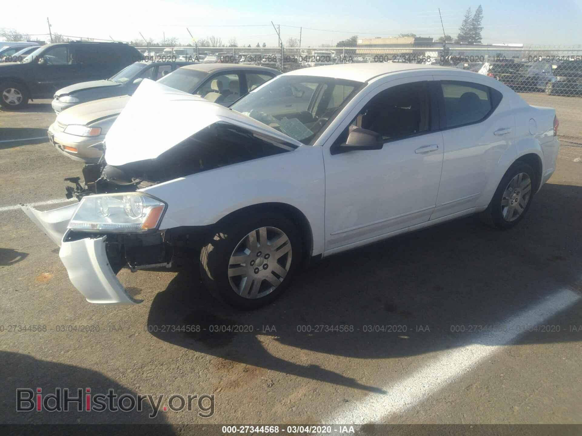 2012 DODGE AVENGER - VIN: 1C3CDZAB3CN193875 - Фото 2