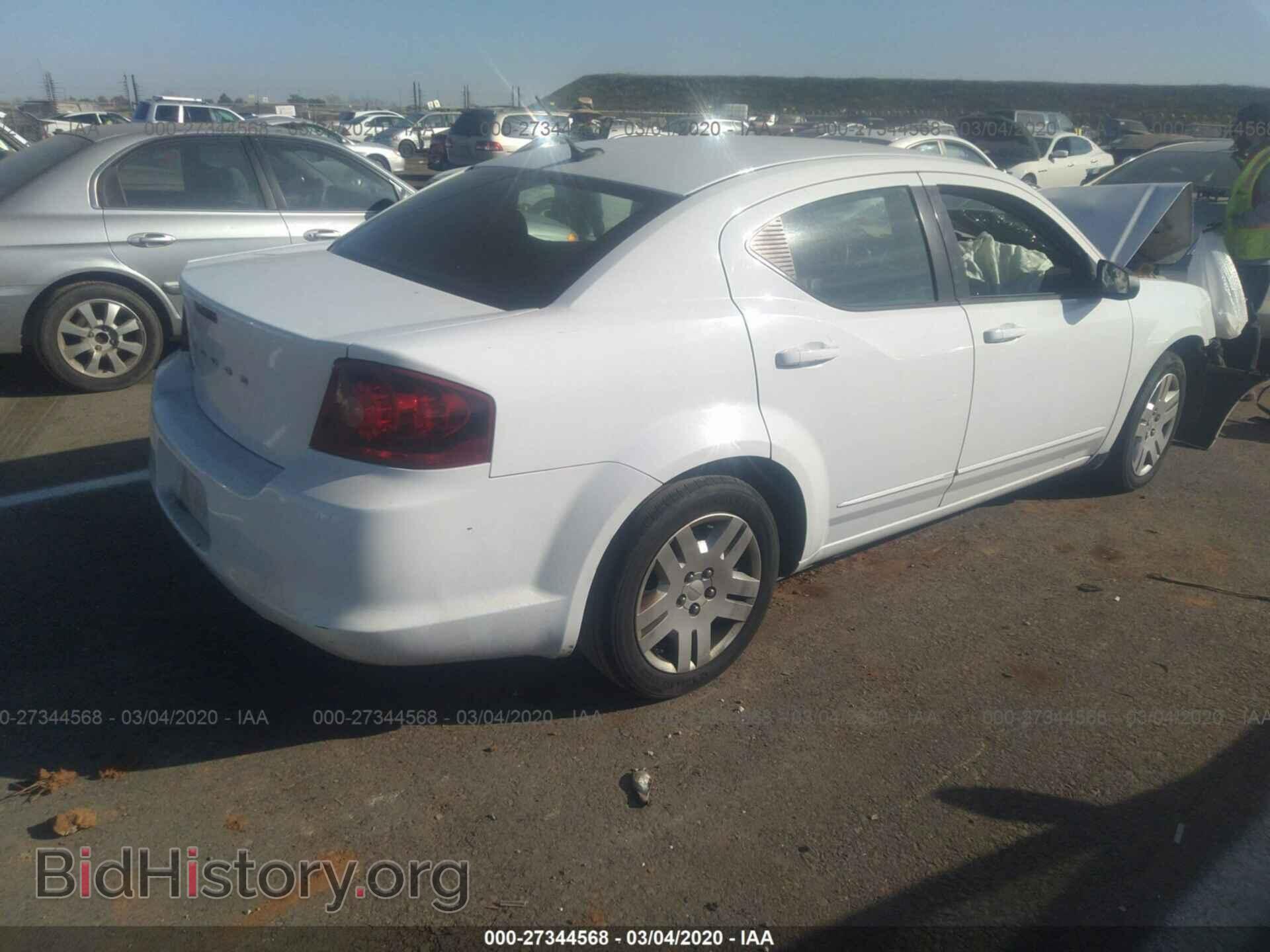 2012 DODGE AVENGER - VIN: 1C3CDZAB3CN193875 - Фото 4