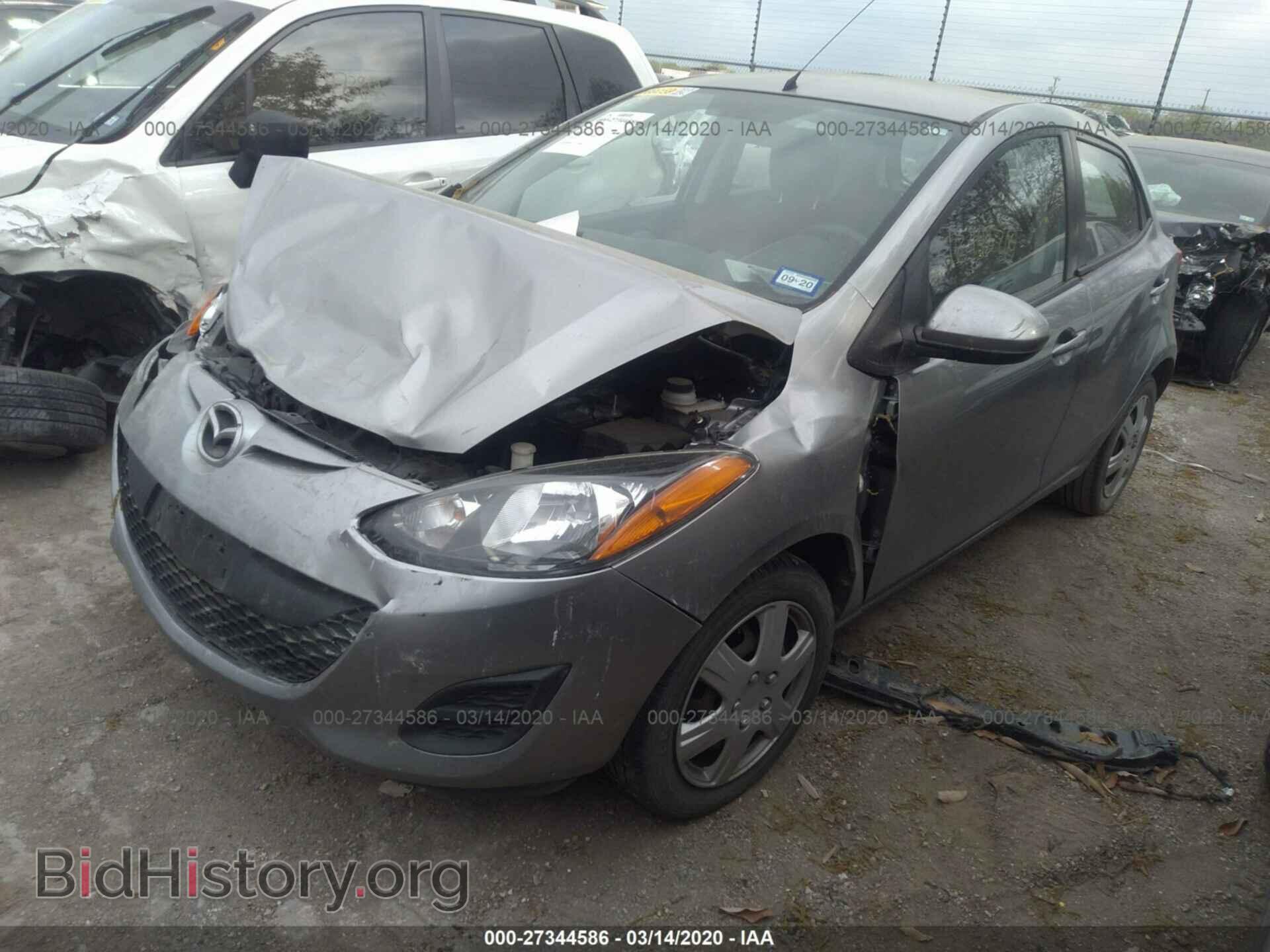 2011 MAZDA MAZDA2 - VIN: JM1DE1HY6B0124487 - Фото 2