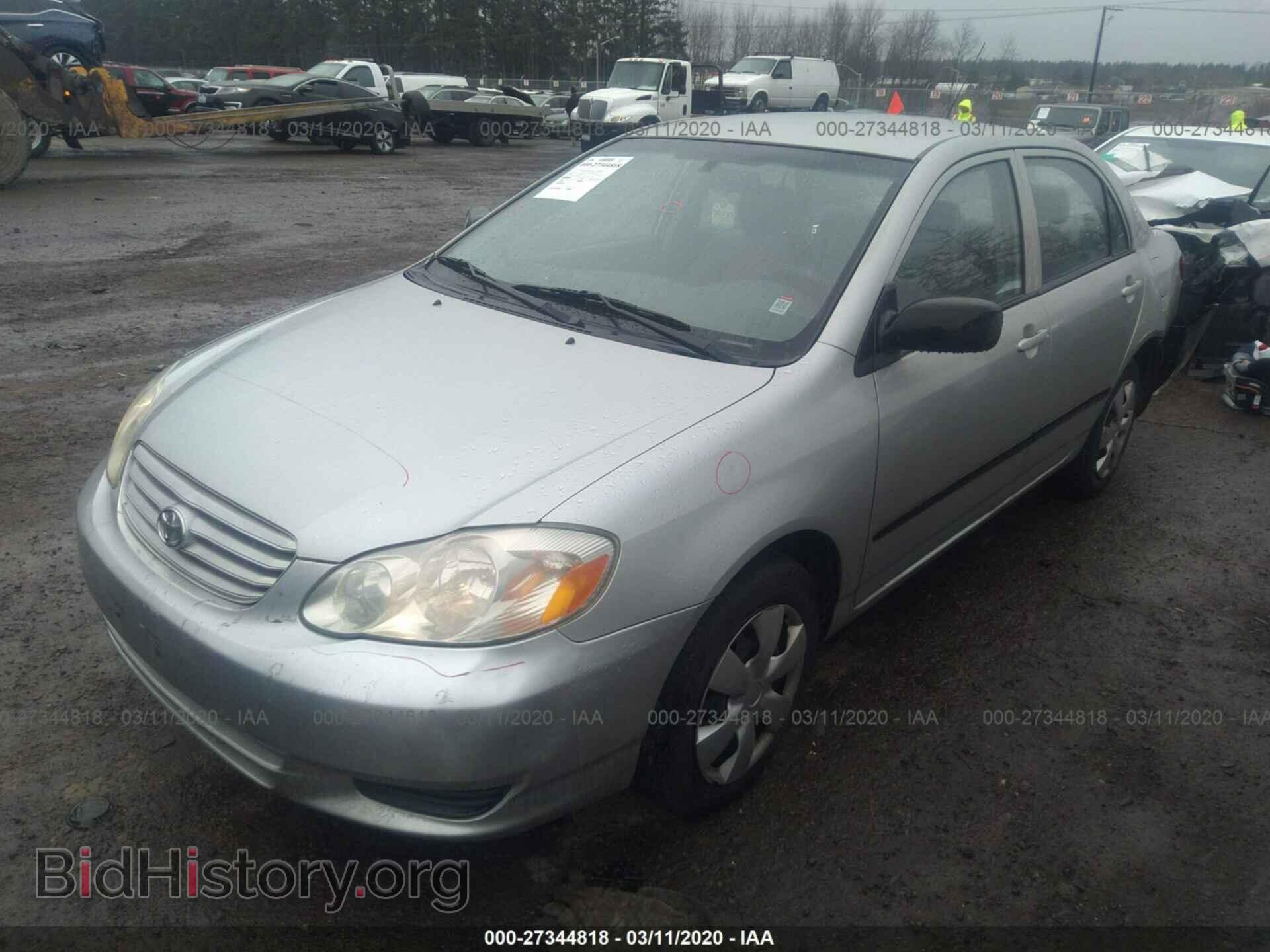 2003 TOYOTA COROLLA - VIN: 2T1BR32E03C019408 - Фото 2