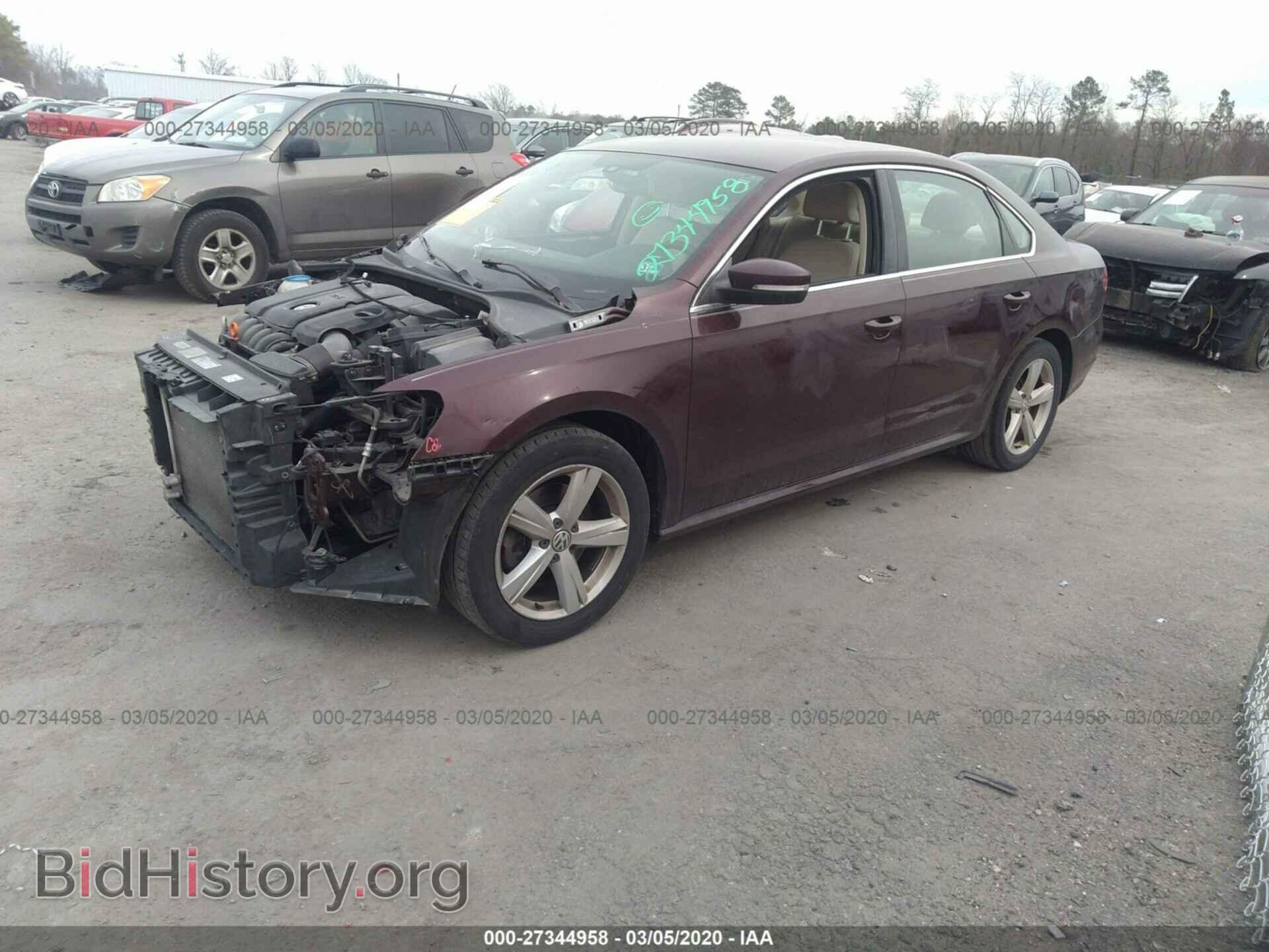 2013 VOLKSWAGEN PASSAT - VIN: 1VWBP7A39DC113520 - Фото 2
