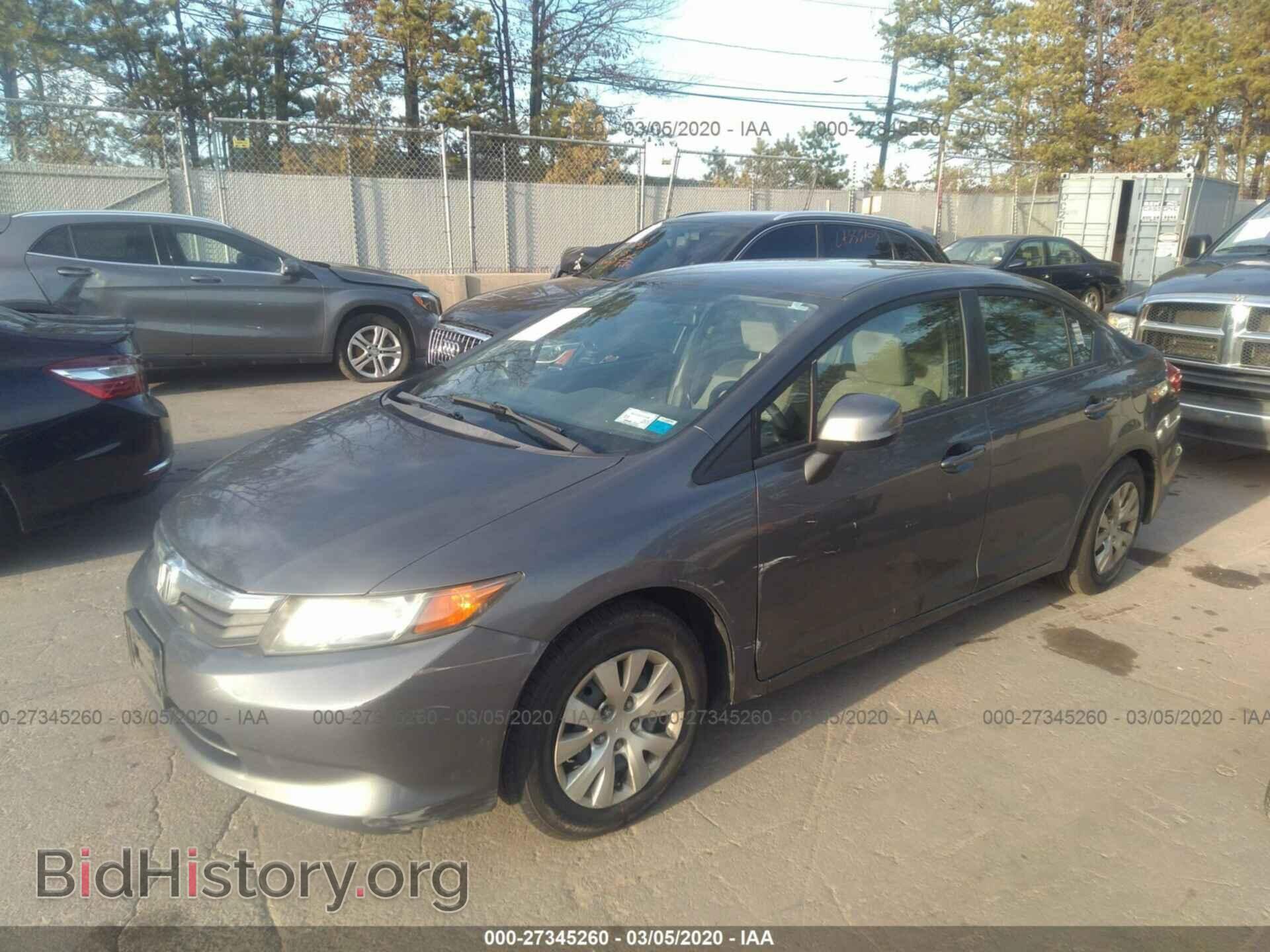 2012 HONDA CIVIC - VIN: 19XFB2F52CE381588 - Photo 2