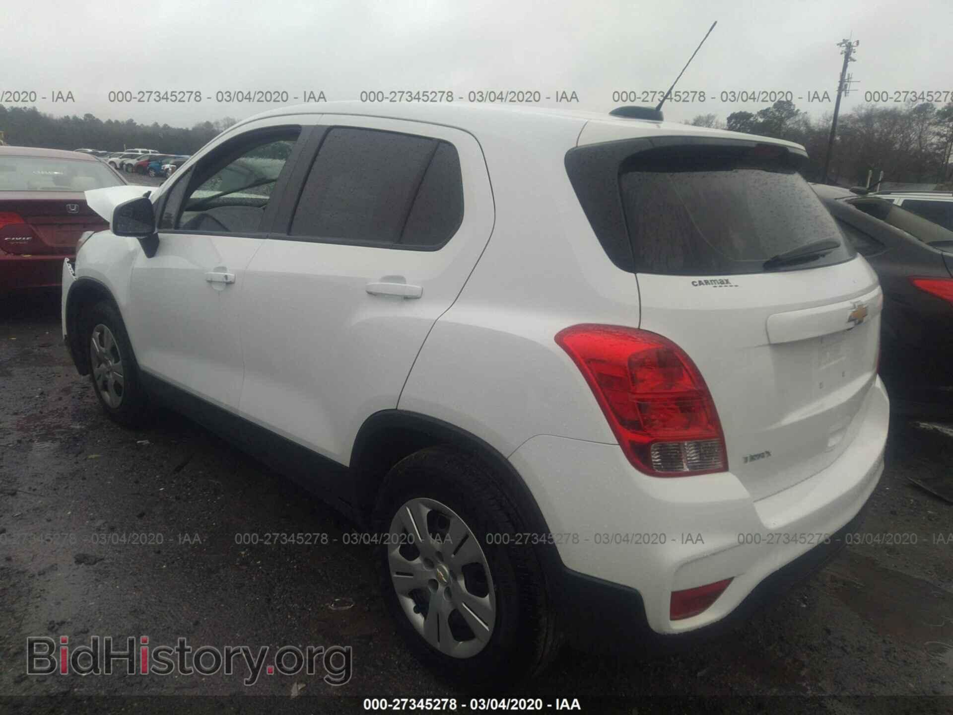 2017 CHEVROLET TRAX - VIN: 3GNCJKSB9HL280401 - Фото 3