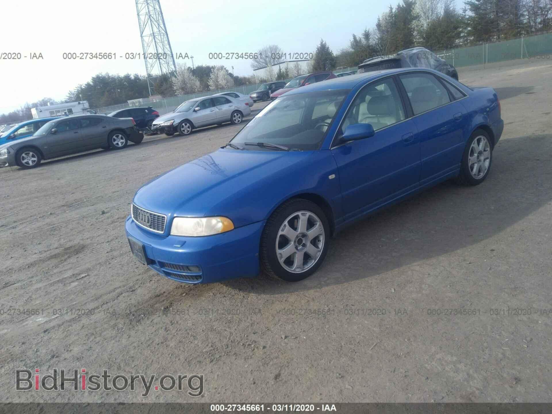 2000 AUDI S4 - VIN: WAUDD68D9YA079297 - Фото 2
