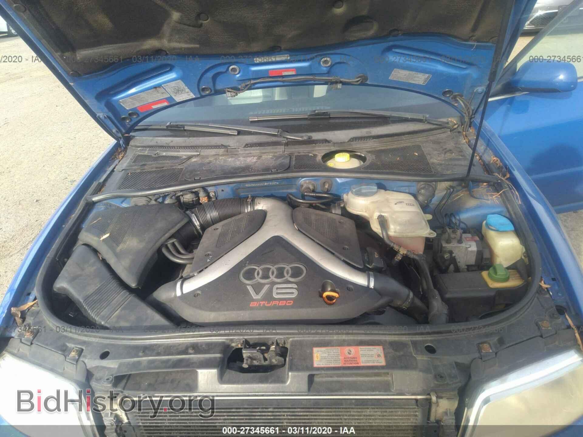 2000 AUDI S4 - VIN: WAUDD68D9YA079297 - Фото 10