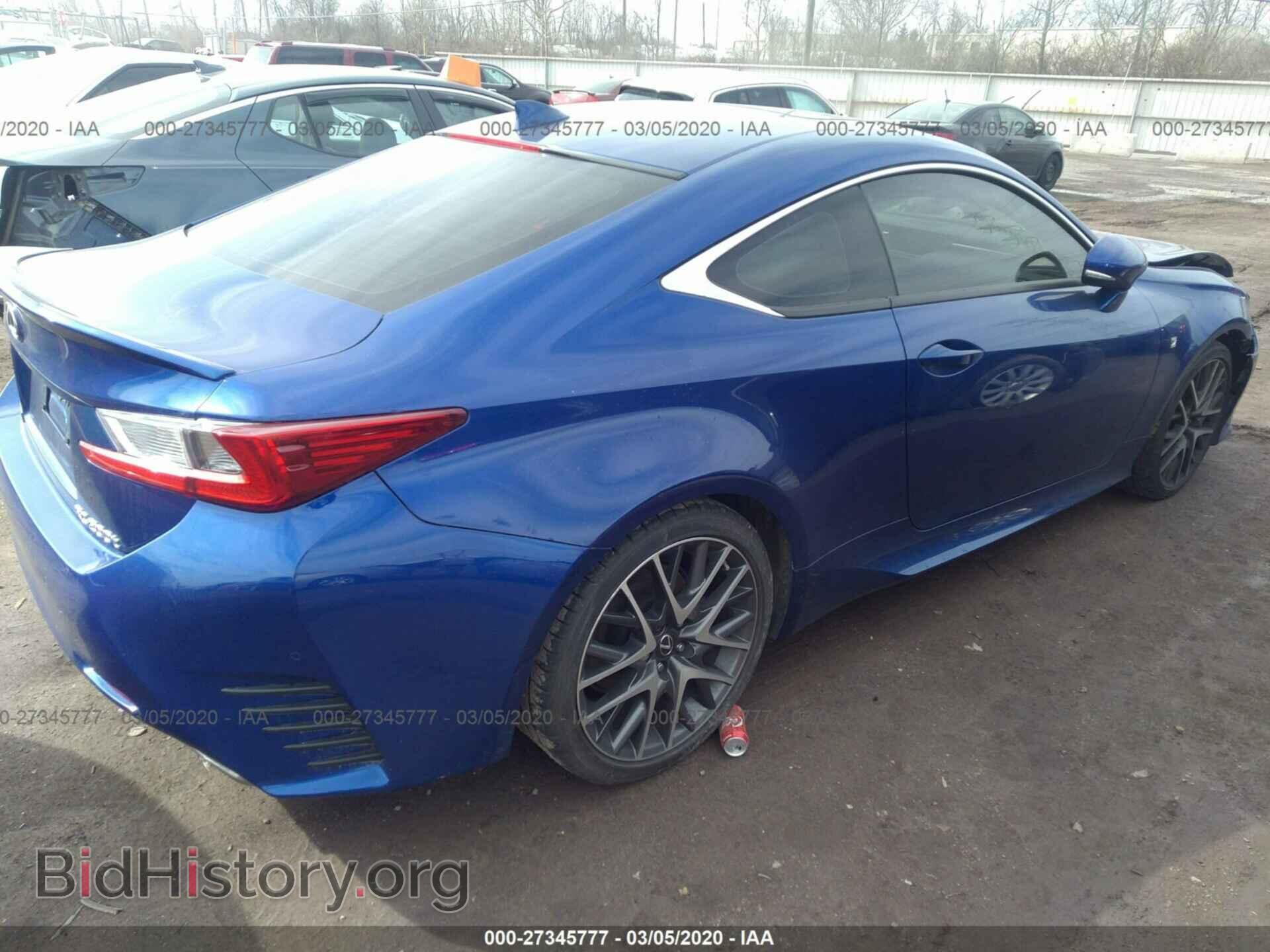 2016 LEXUS RC - VIN: JTHHA5BC5G5002262 - Фото 4