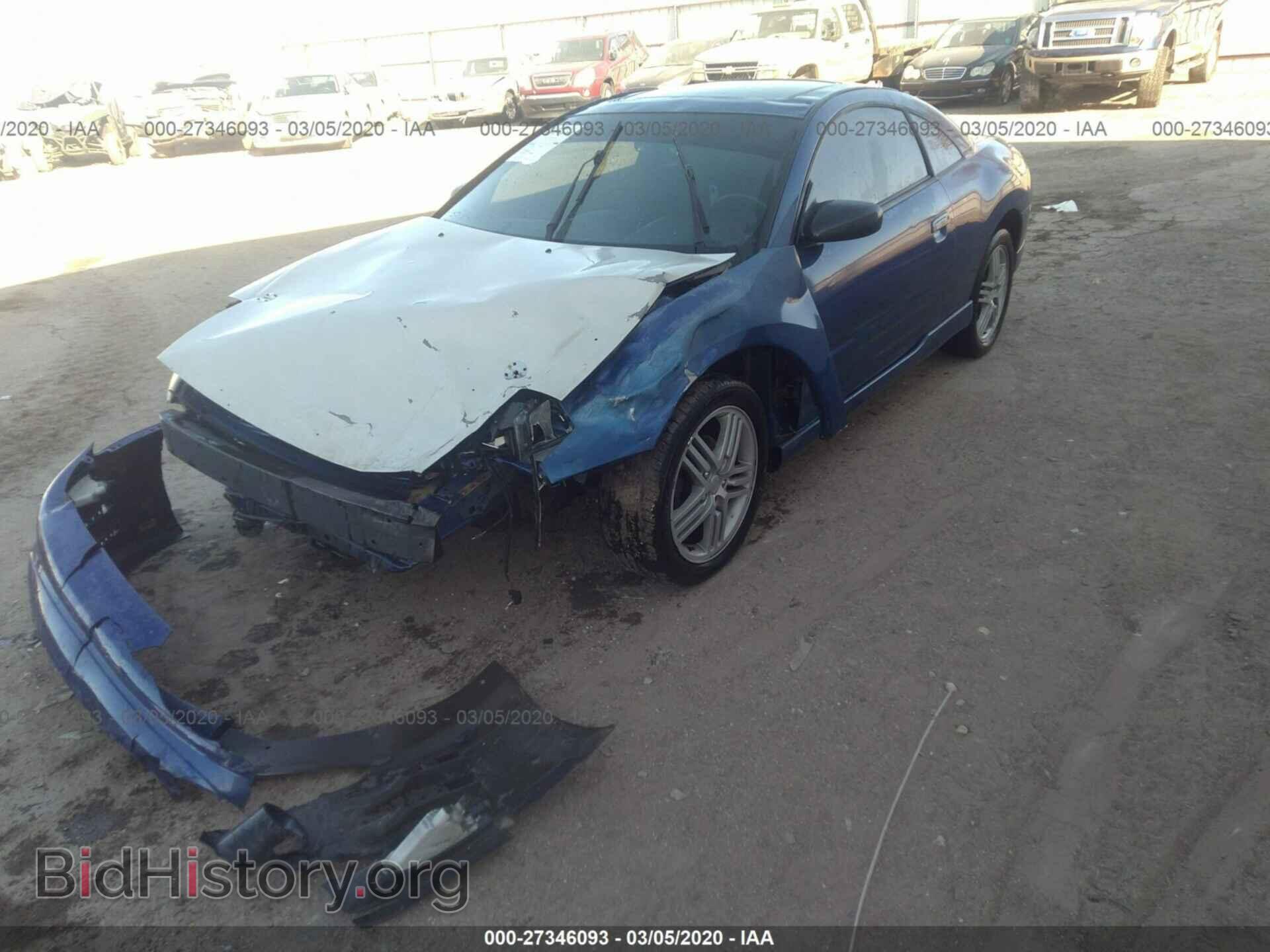 2005 MITSUBISHI ECLIPSE - VIN: 4A3AC84H55E015031 - Фото 2