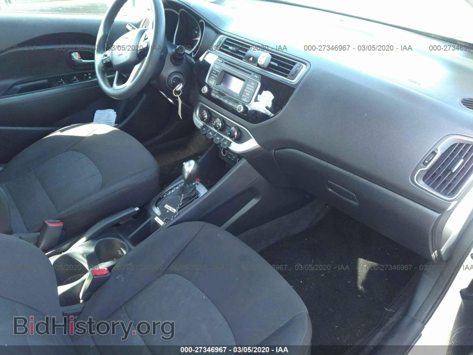 2016 KIA RIO - VIN: KNADM4A35G6554354 - Фото 5
