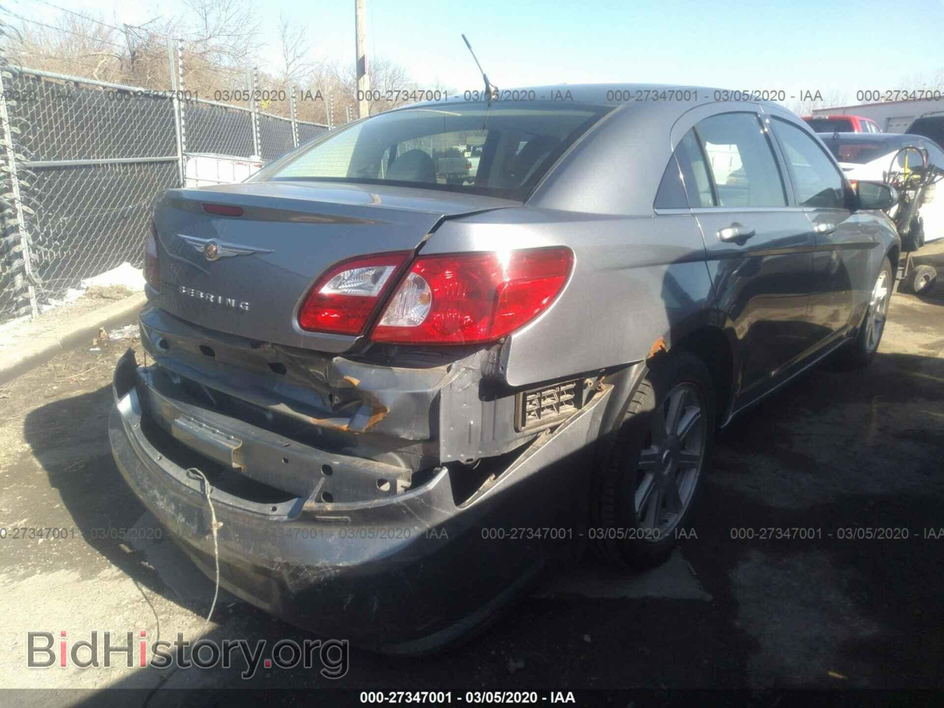 2007 CHRYSLER SEBRING - VIN: 1C3LC56R27N537476 - Фото 4