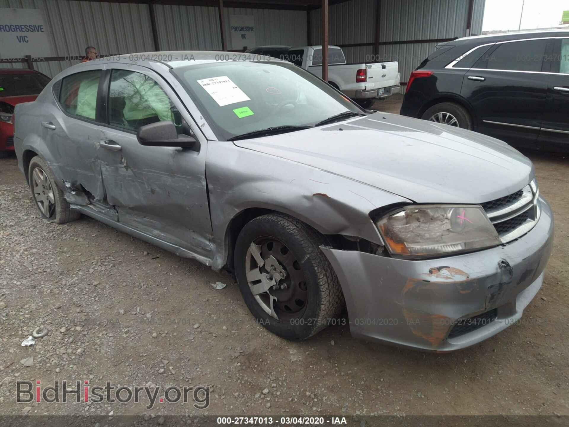 Photo 1C3CDZAB2EN217635 - DODGE AVENGER 2014