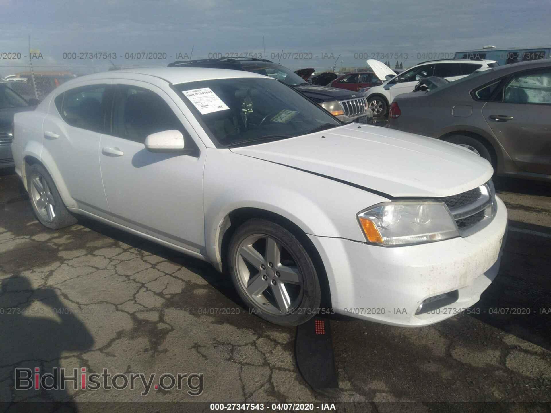 Фотография 1C3CDZCB0DN707129 - DODGE AVENGER 2013