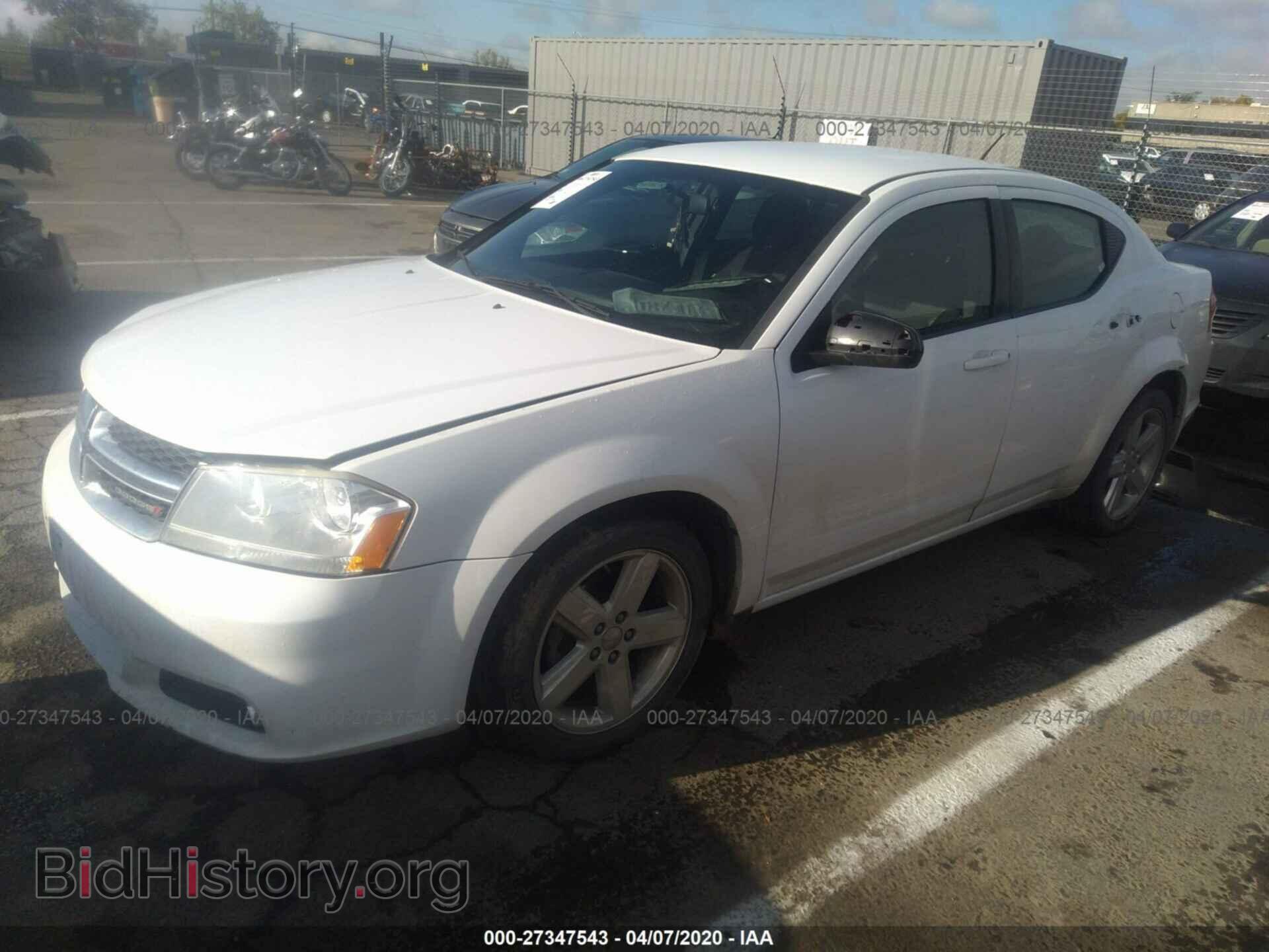 2013 DODGE AVENGER - VIN: 1C3CDZCB0DN707129 - Фото 2