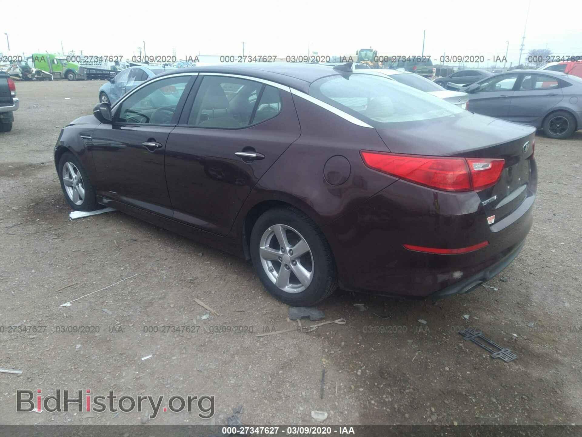 2014 KIA OPTIMA - VIN: 5XXGM4A75EG296256 - Фото 3