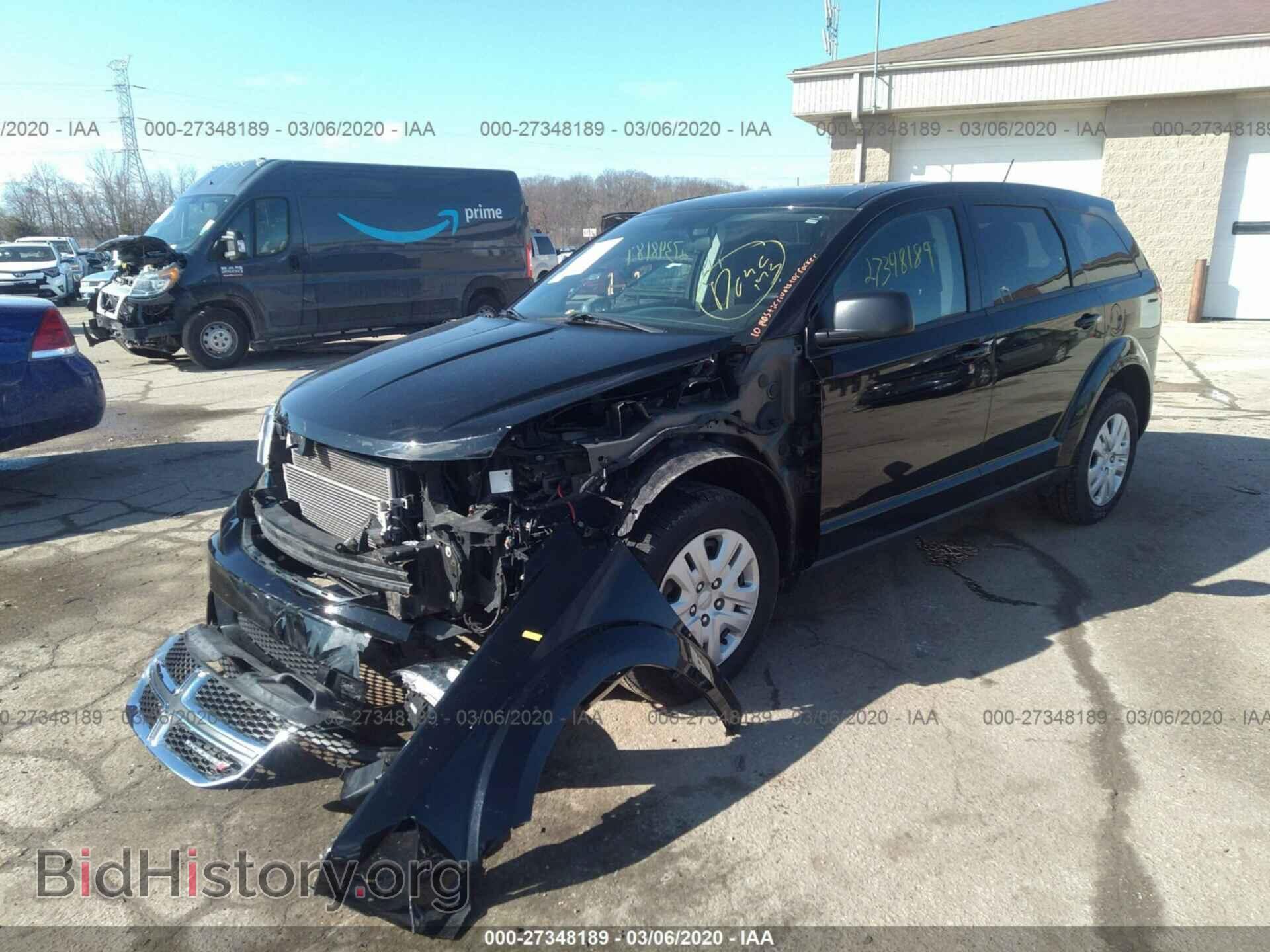 2014 DODGE JOURNEY - VIN: 3C4PDCAB9ET160134 - Фото 2