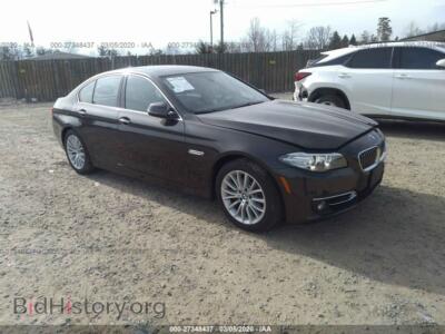 2014 BMW 528 XI, черный — VIN WBA5A7C55ED616440, IAAI