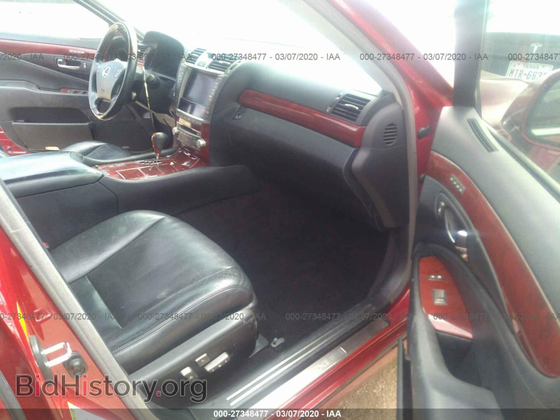 2010 LEXUS LS - VIN: JTHBL5EF1A5100279 - Фото 5