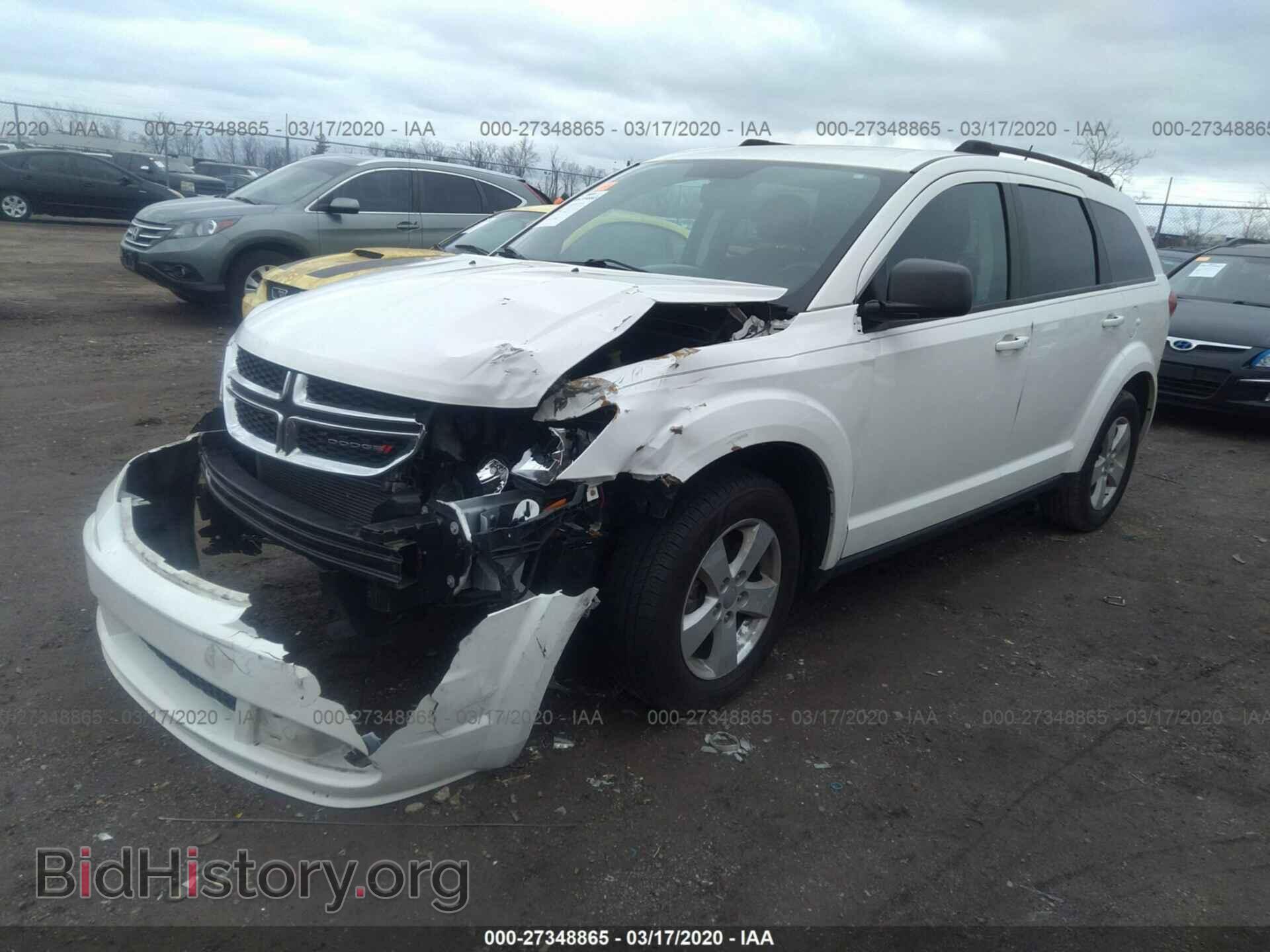 2014 DODGE JOURNEY - VIN: 3C4PDCAB5ET268623 - Фото 2