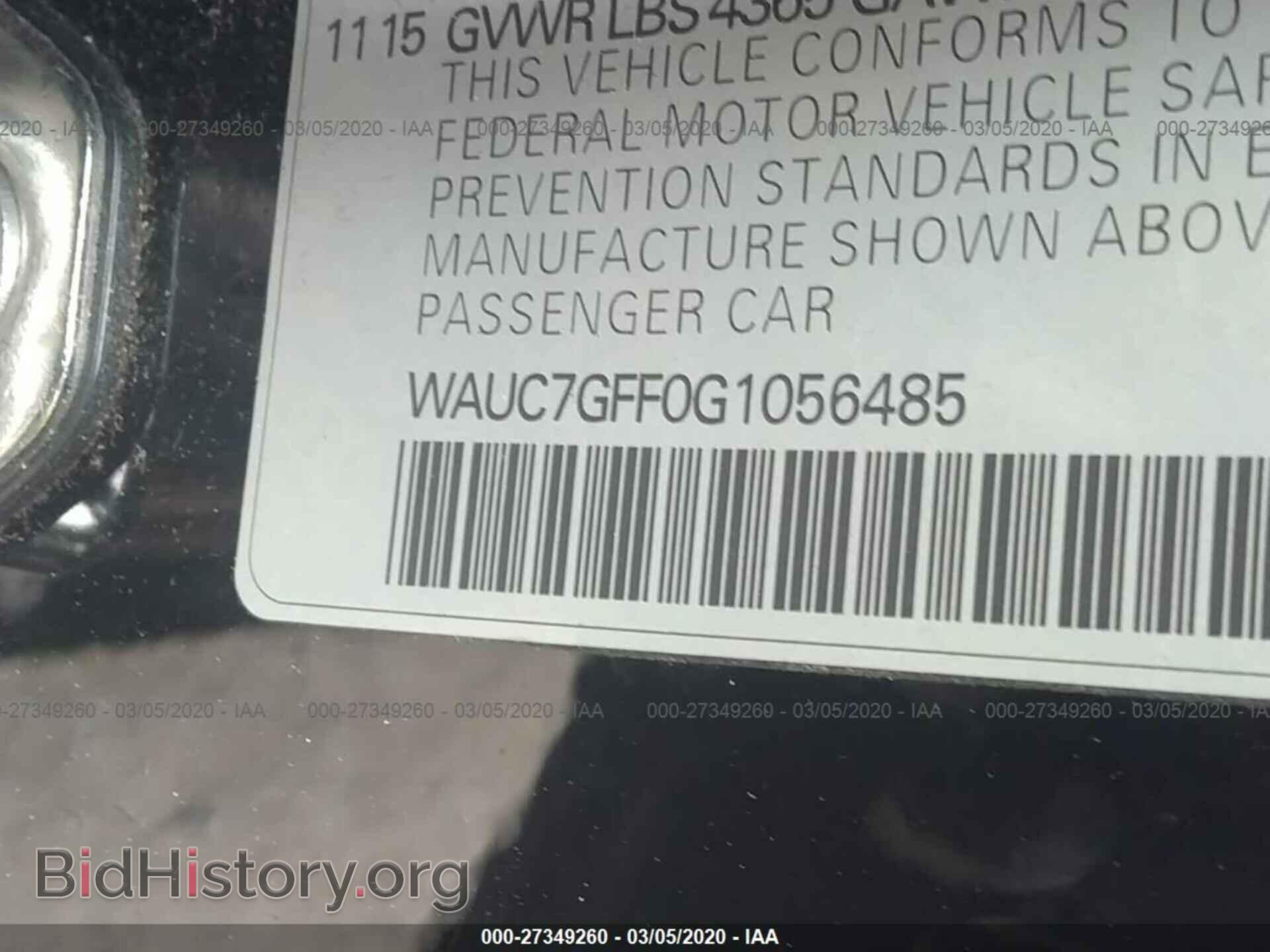 2016 AUDI A3 - VIN: WAUC7GFF0G1056485 - Photo 9
