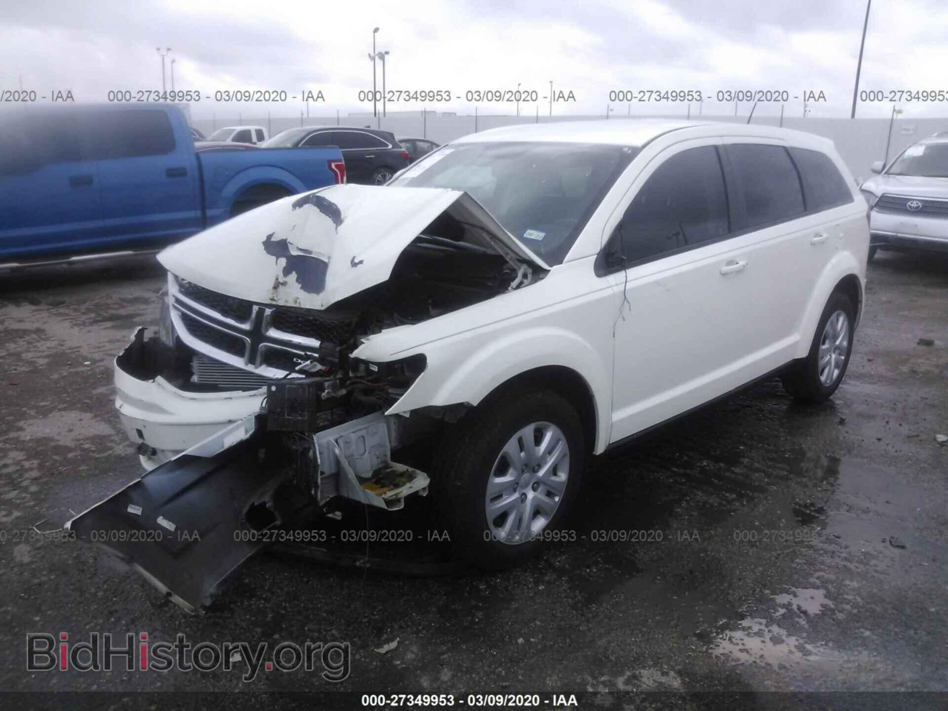 2014 DODGE JOURNEY - VIN: 3C4PDCAB9ET278099 - Фото 2