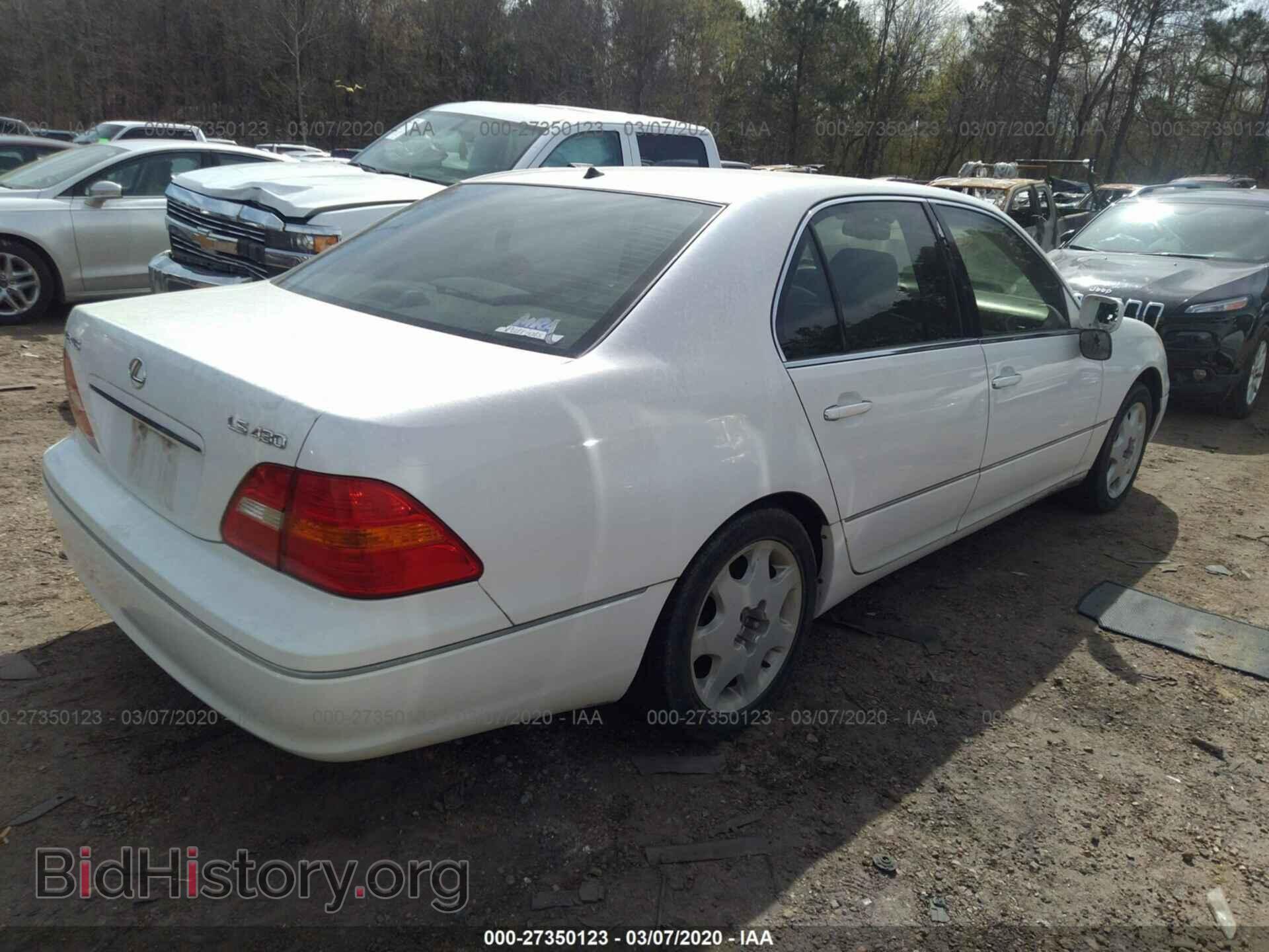 2002 LEXUS LS - VIN: JTHBN30F620063895 - Фото 4