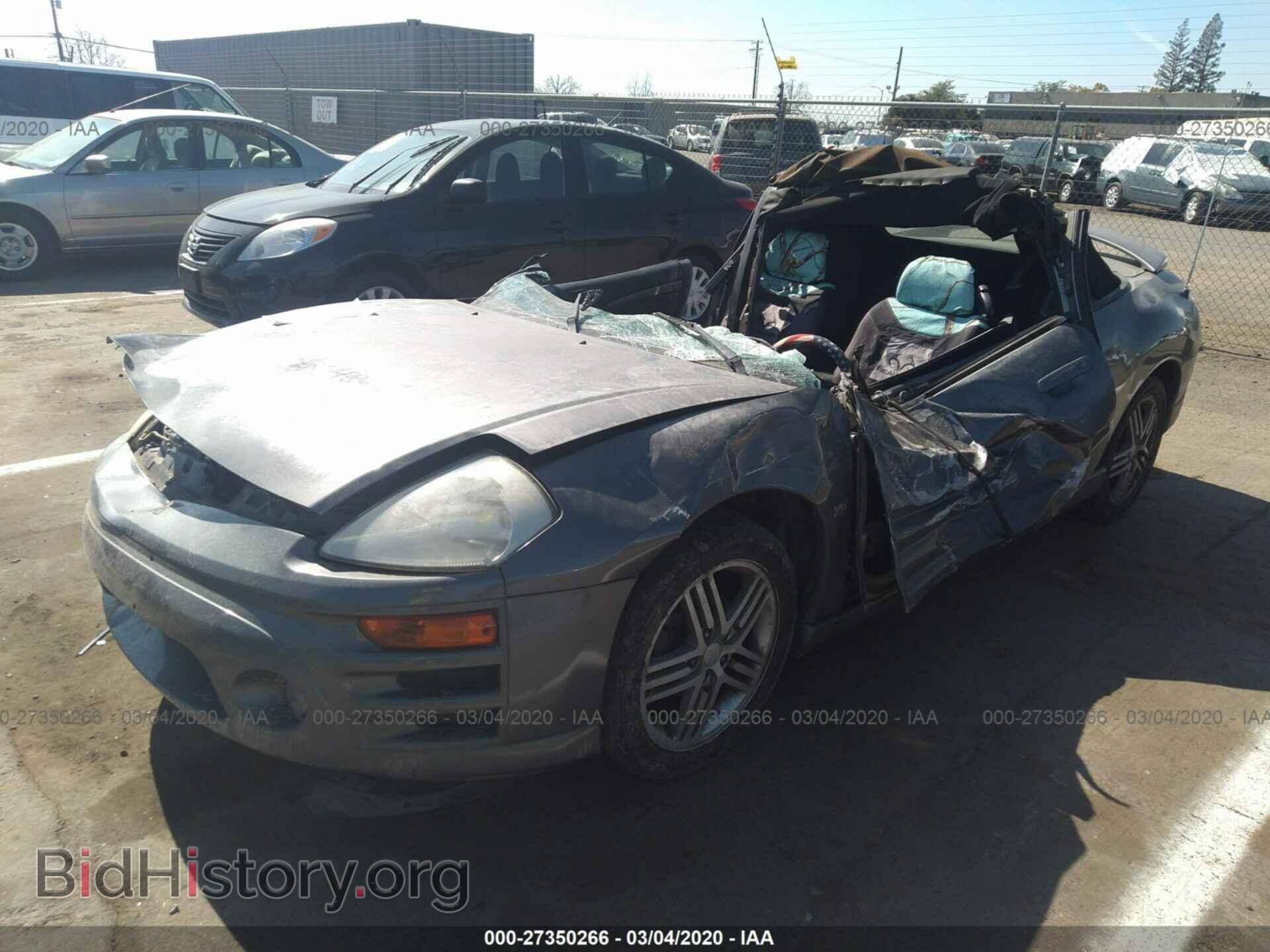 2003 MITSUBISHI ECLIPSE - VIN: 4A3AE55H13E158563 - Фото 2