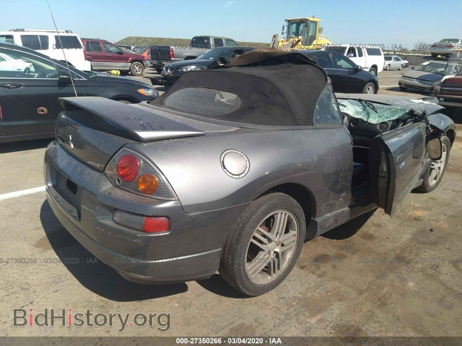2003 MITSUBISHI ECLIPSE - VIN: 4A3AE55H13E158563 - Фото 4