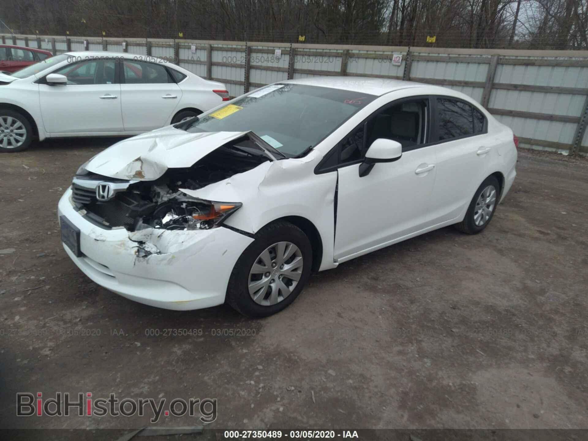 2012 HONDA CIVIC - VIN: 19XFB2F59CE078288 - Фото 2