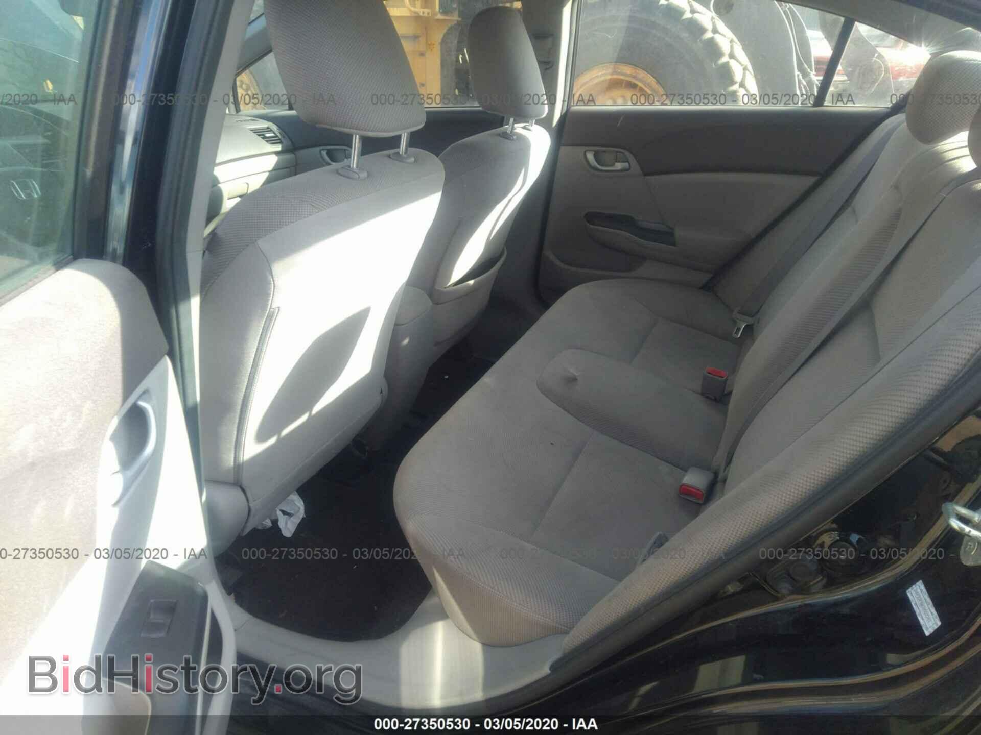 2012 HONDA CIVIC - VIN: 2HGFB2F56CH503343 - Фото 8